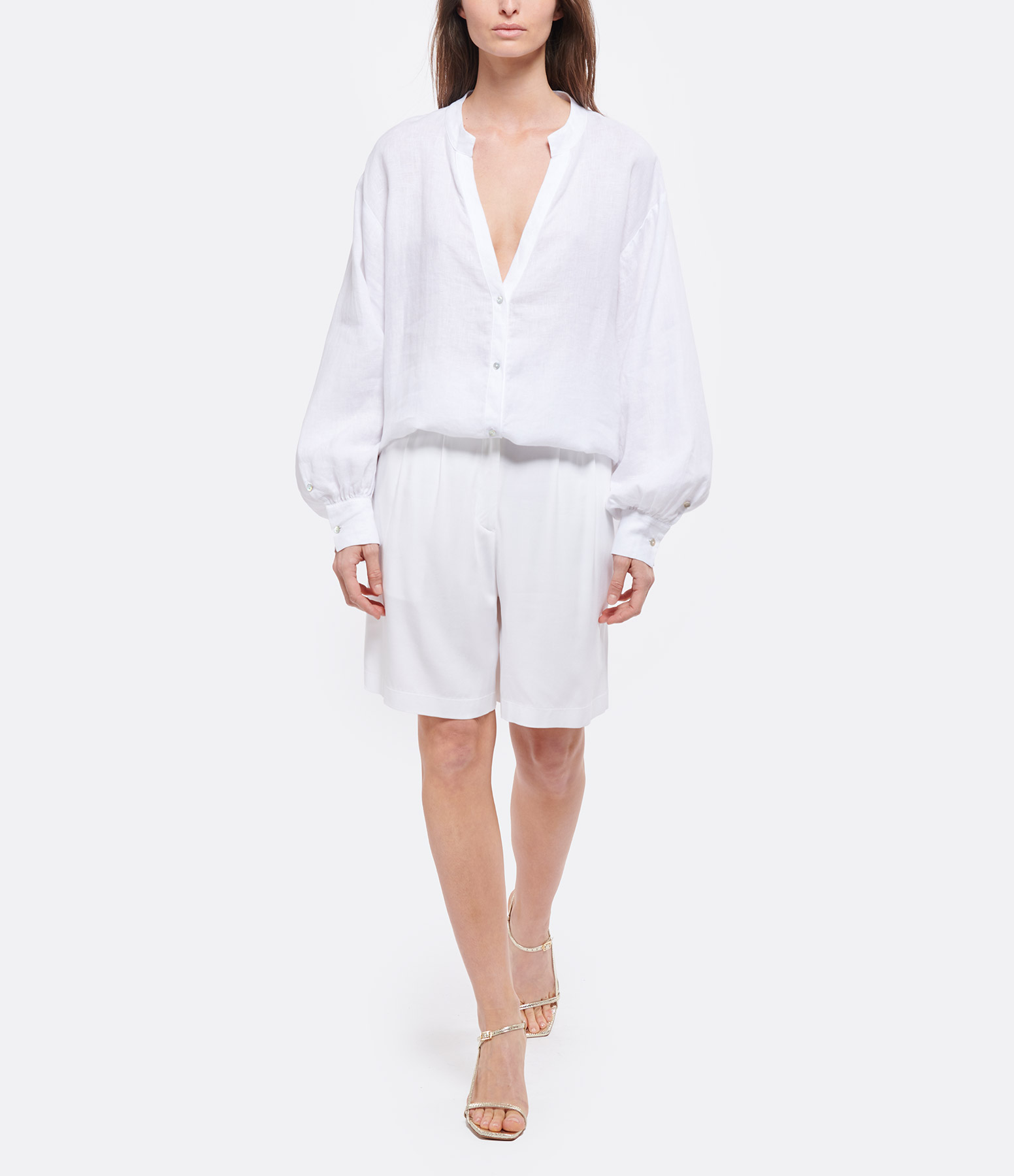 Hely Ivory Bermuda Shorts