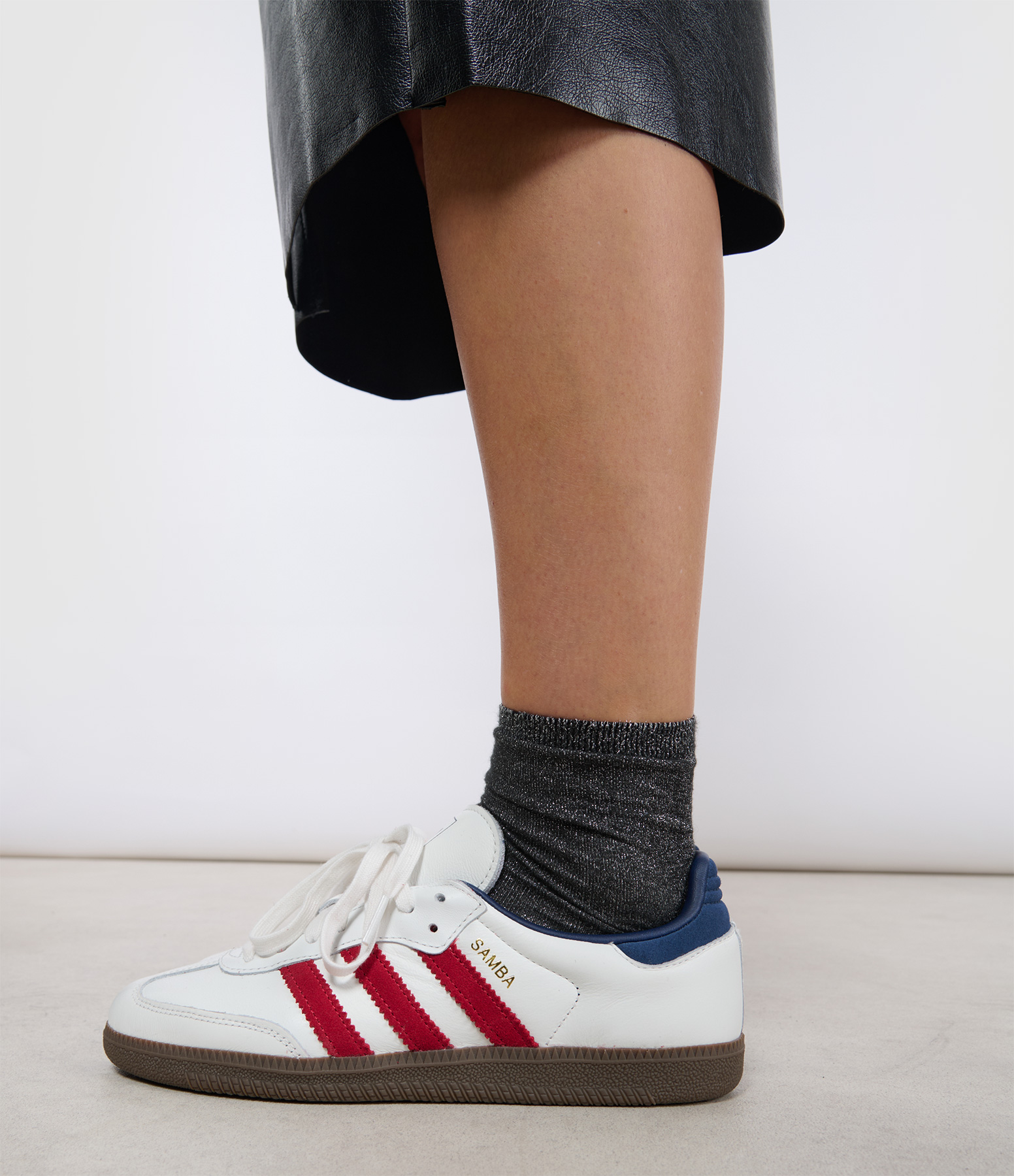 Pipper Lurex Black Socks