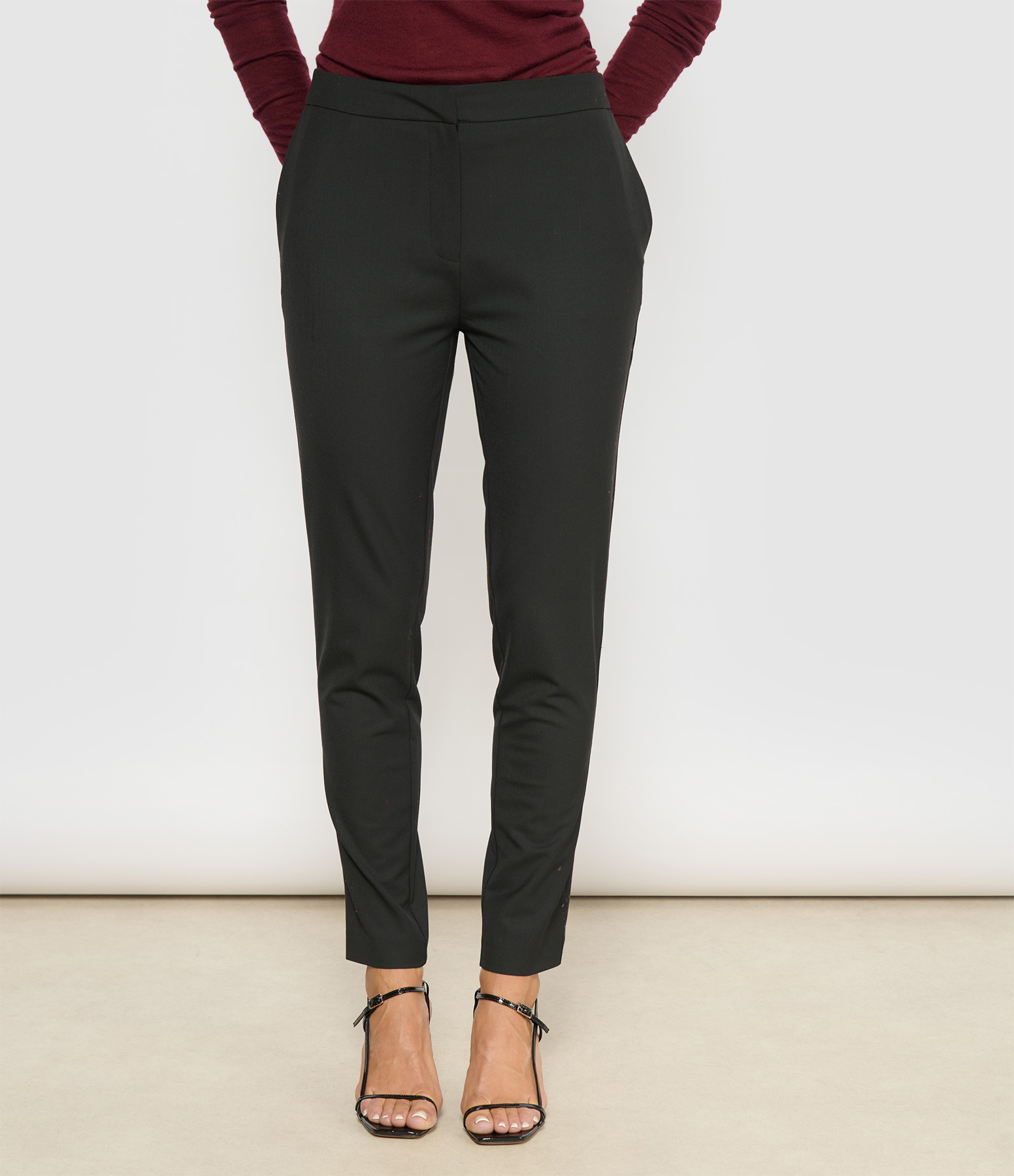 Orel Classic Black Cigarette Trousers