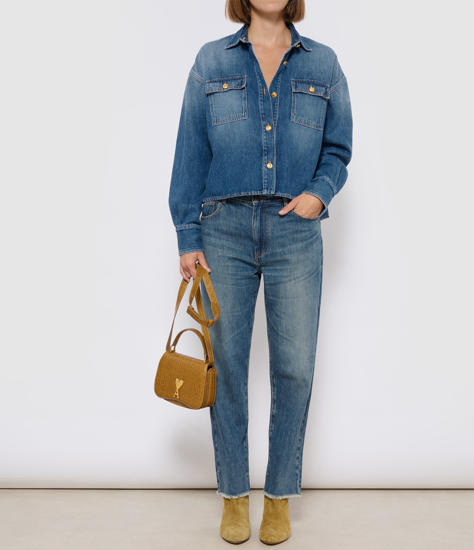 Noya Classic Blue Denim Shirt