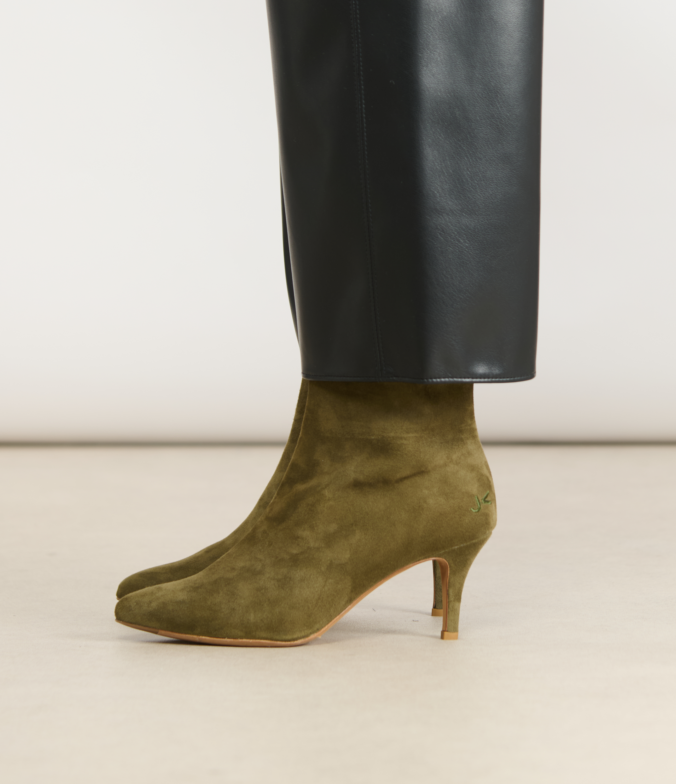 Boye 70 Suede Ankle Boots in Khaki