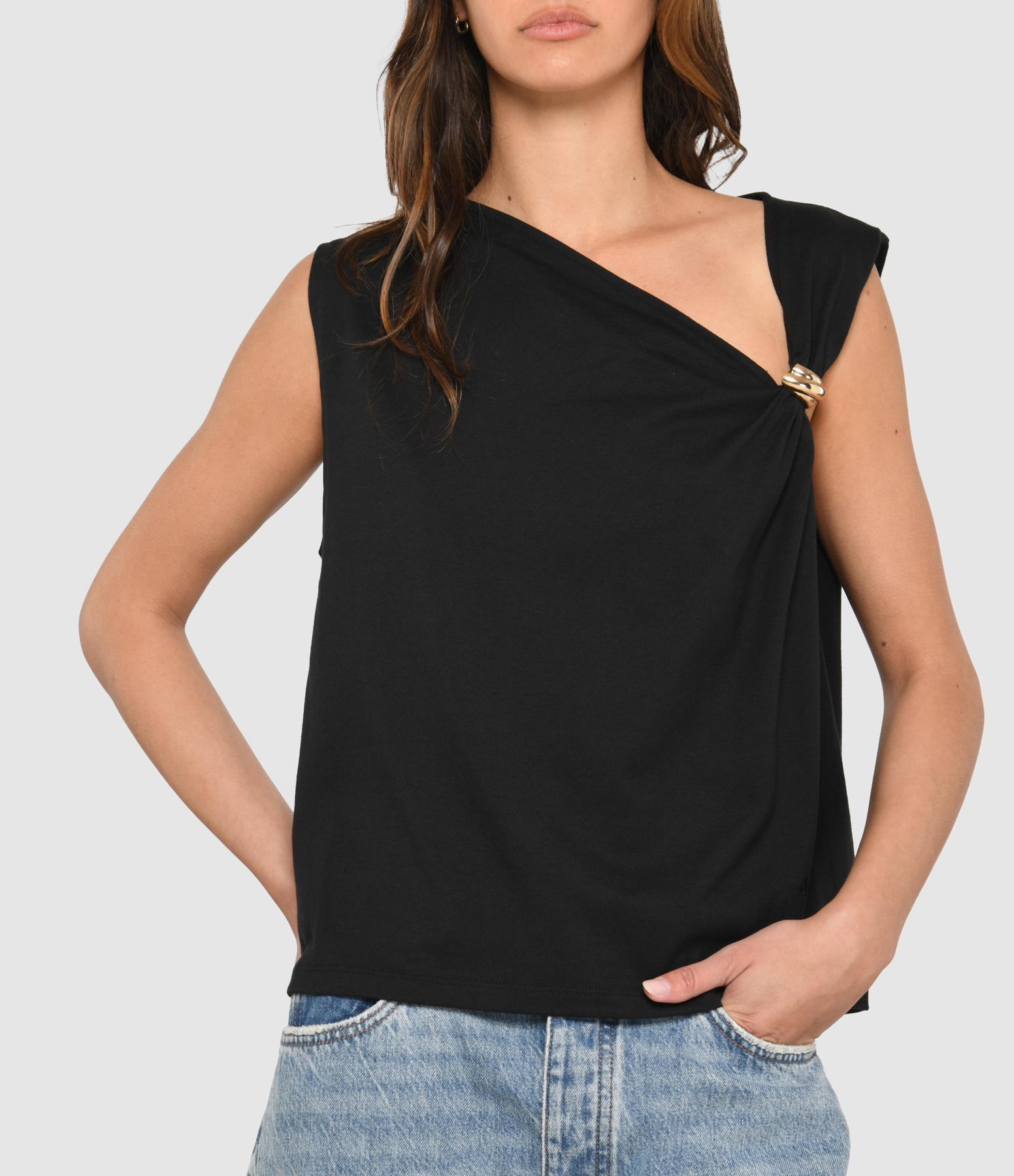 Pure Black Tank Top