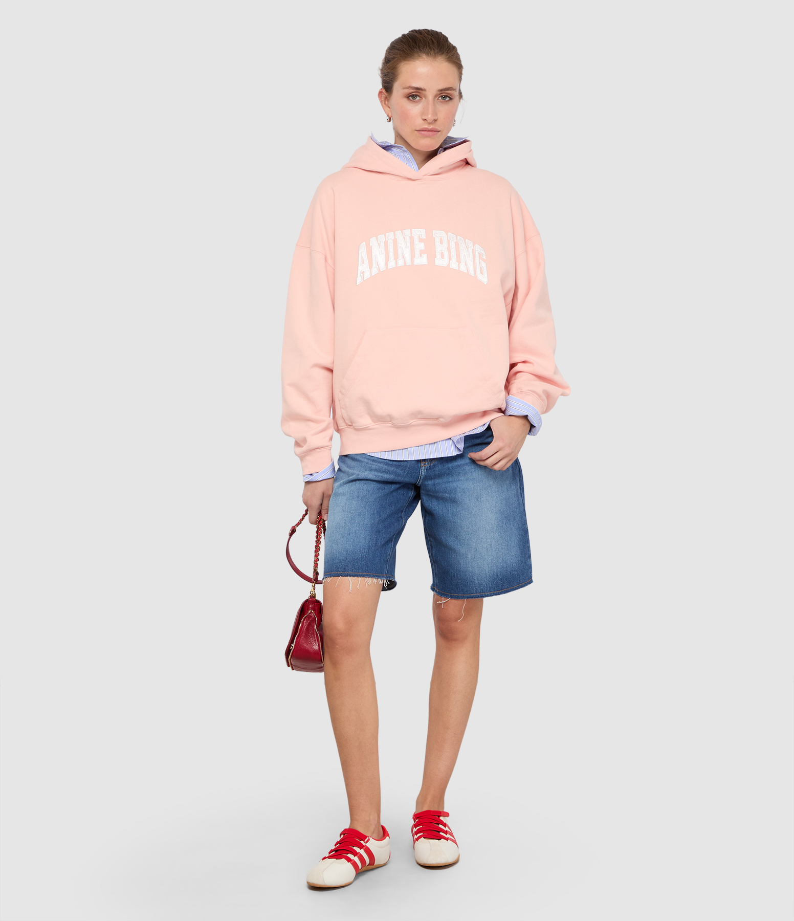Nilia Classic Blue Denim Bermuda Shorts