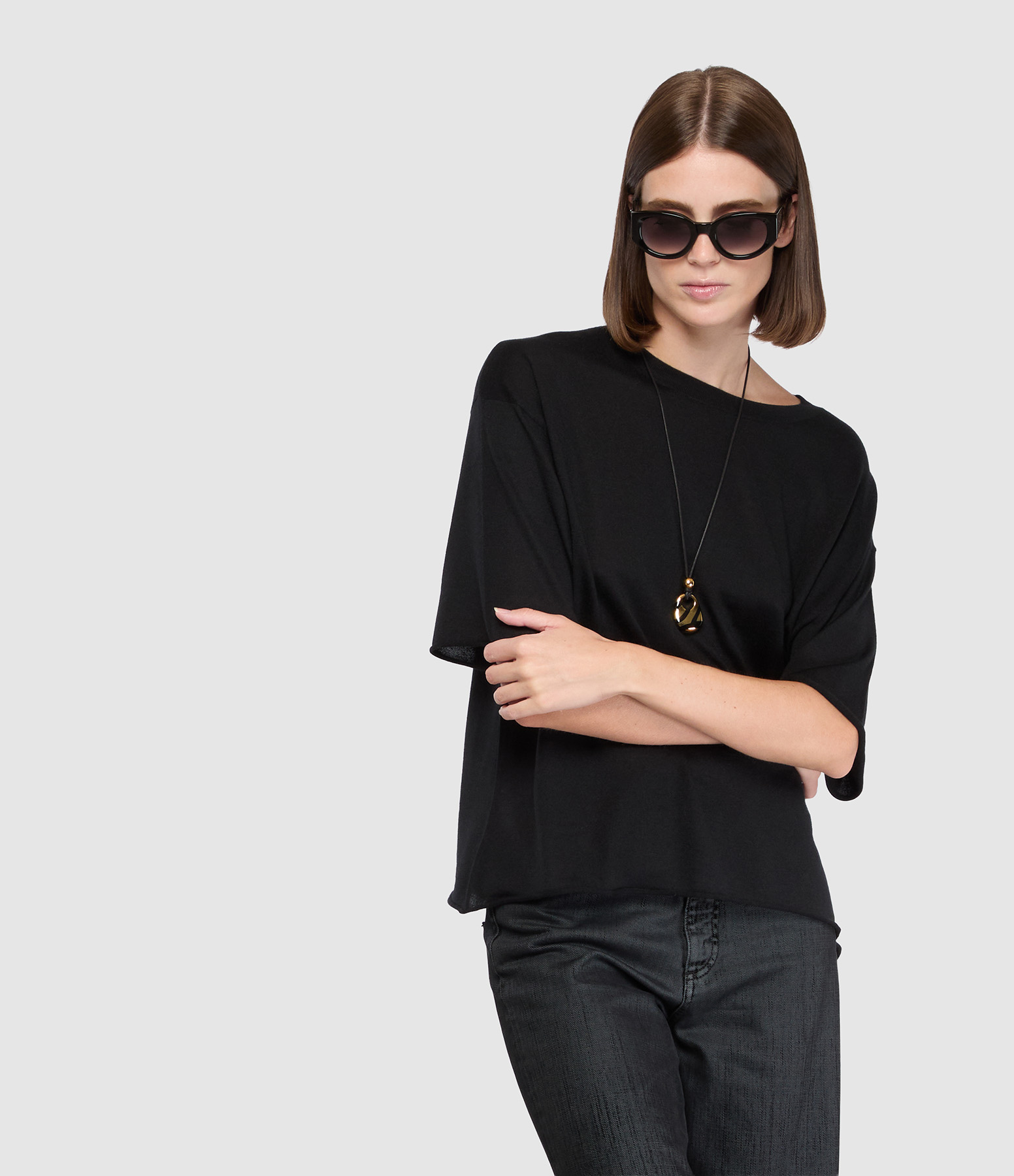 Roffy Black Fin Jumper