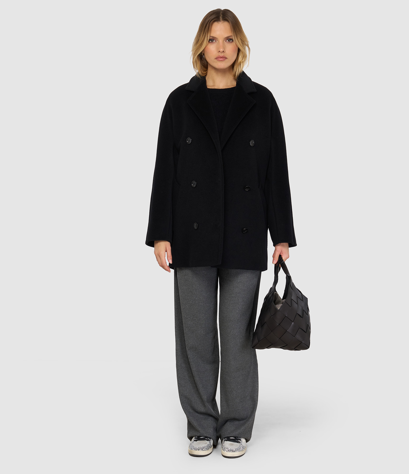 Reor Grey Flannel Trousers
