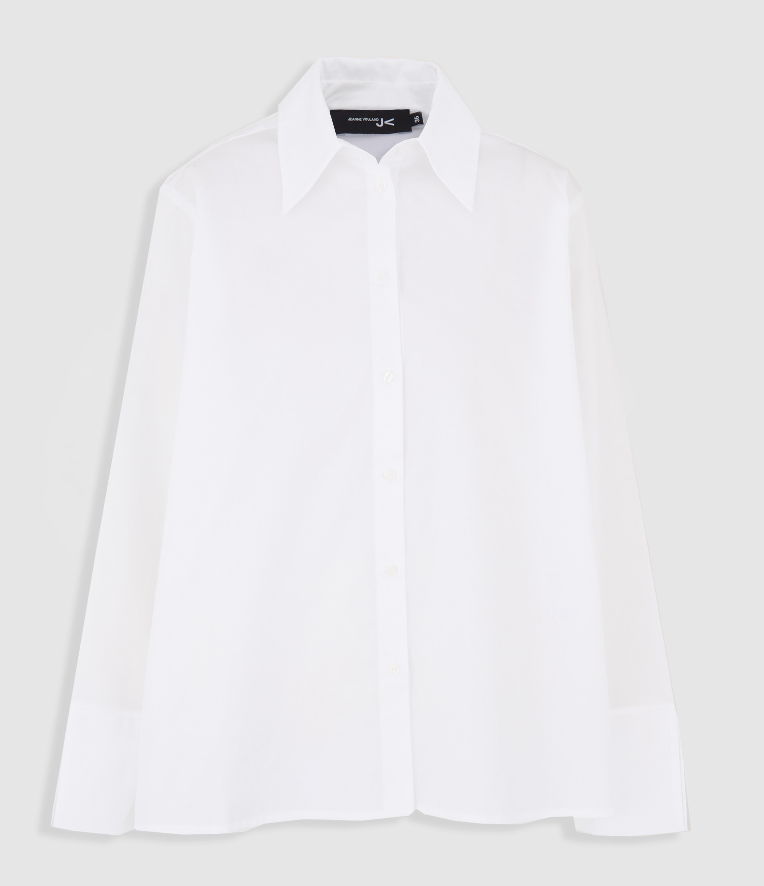 Phani White Cross-Back Shirt