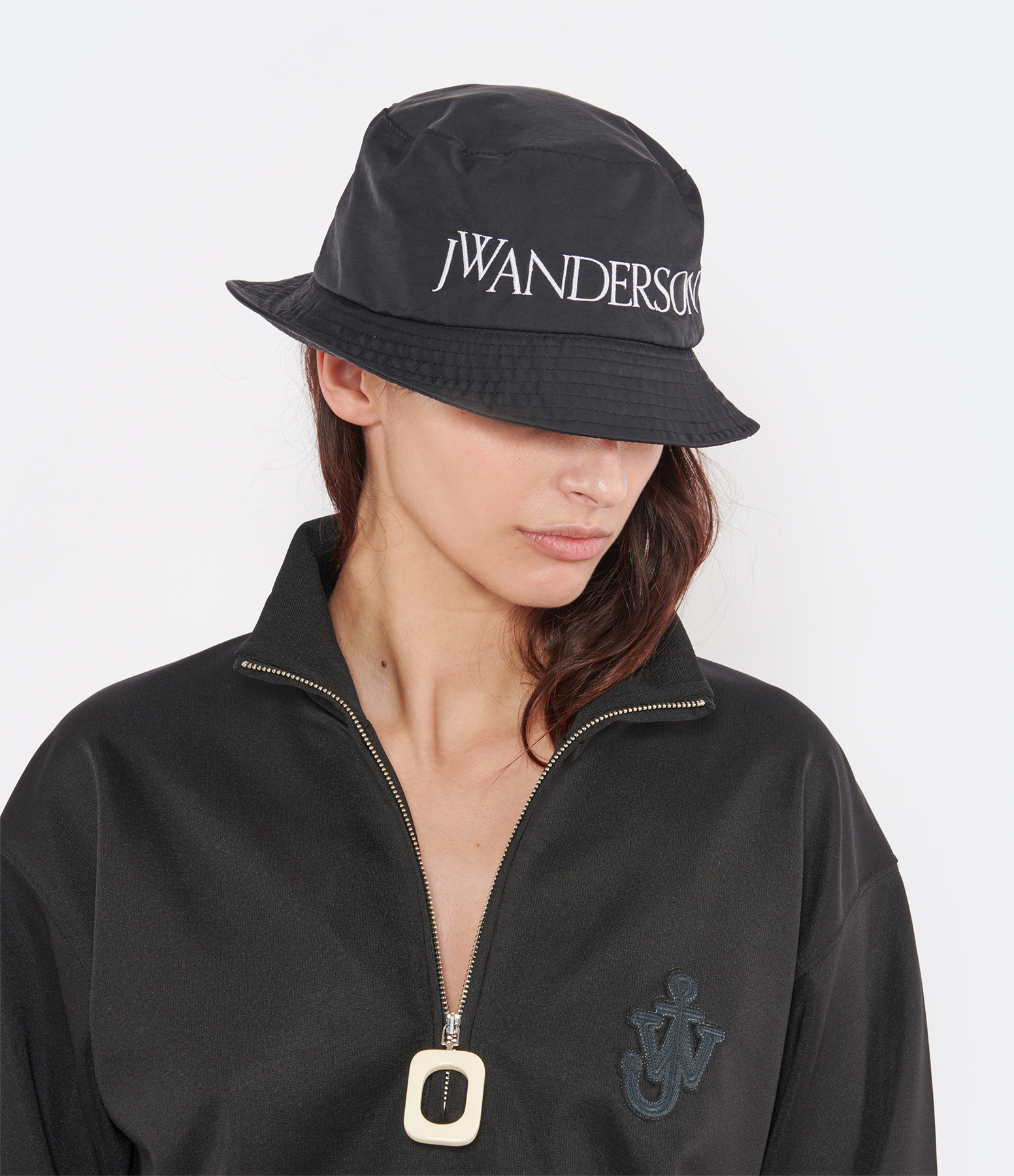 Black Logo Bucket Hat