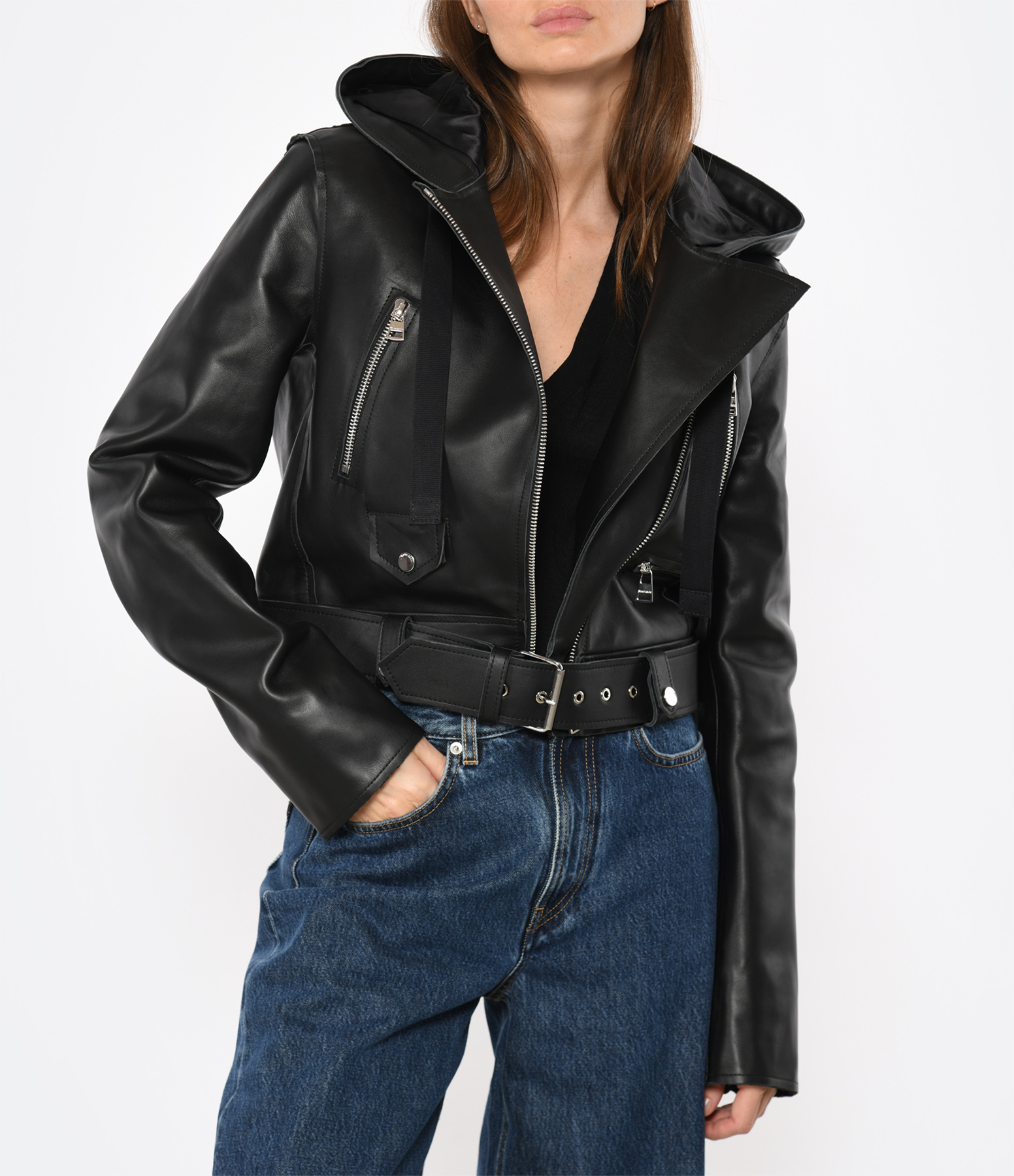 Black Biker Jacket