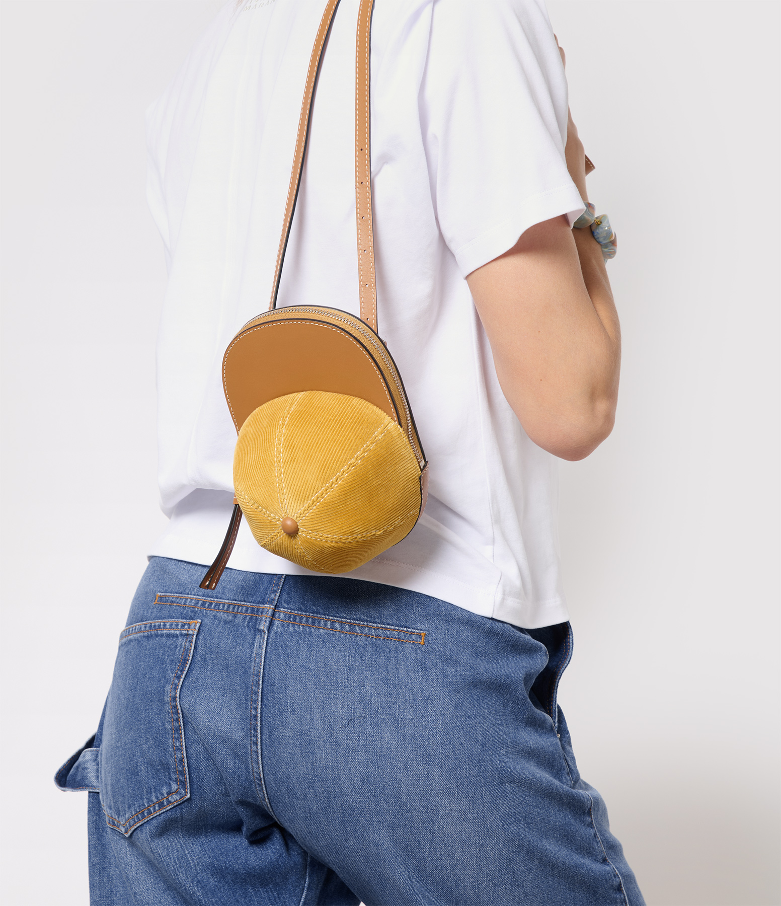 Mustard Midi Cap Bag