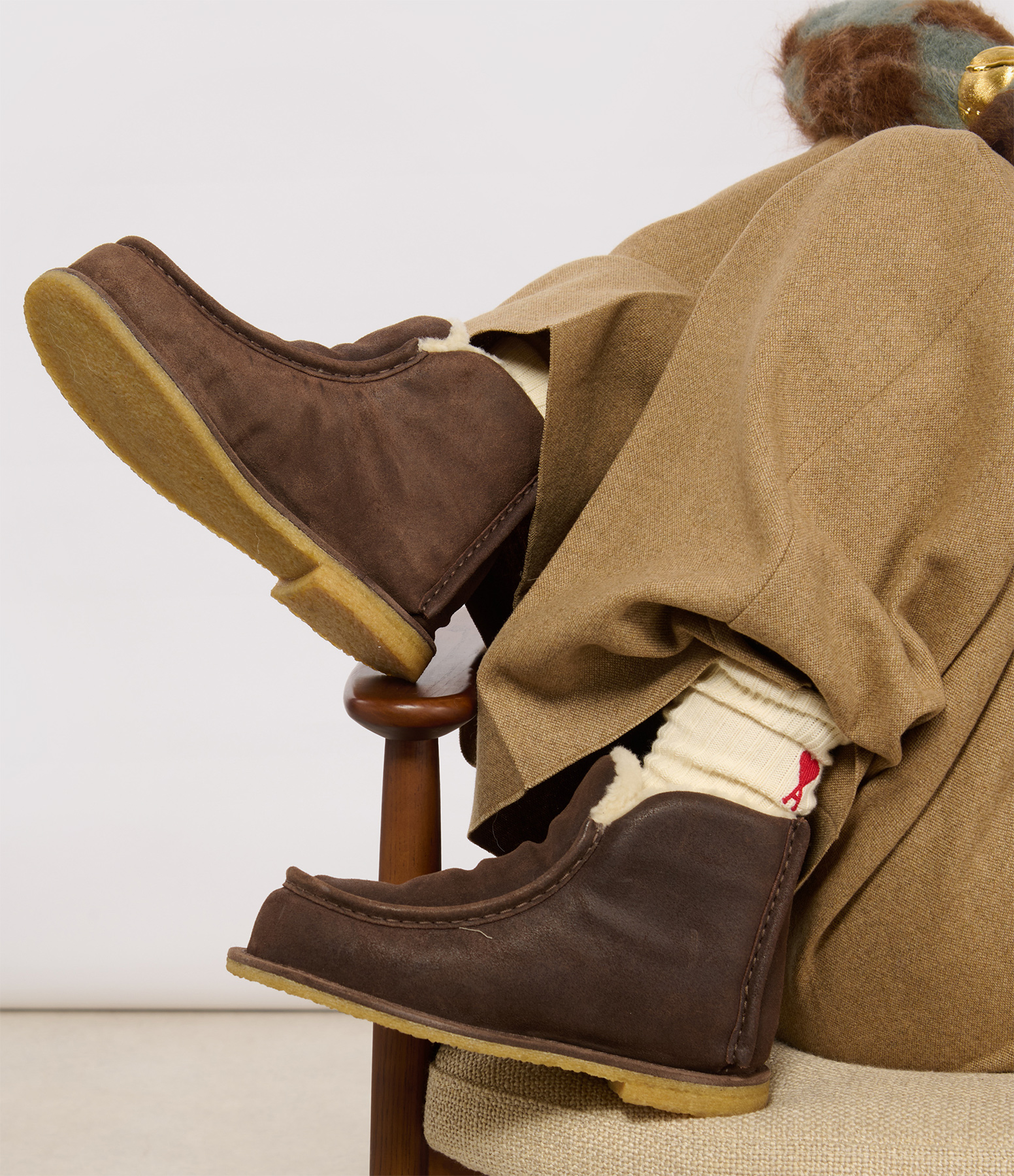 Lining Merinos Dark Brown Ankle Boots