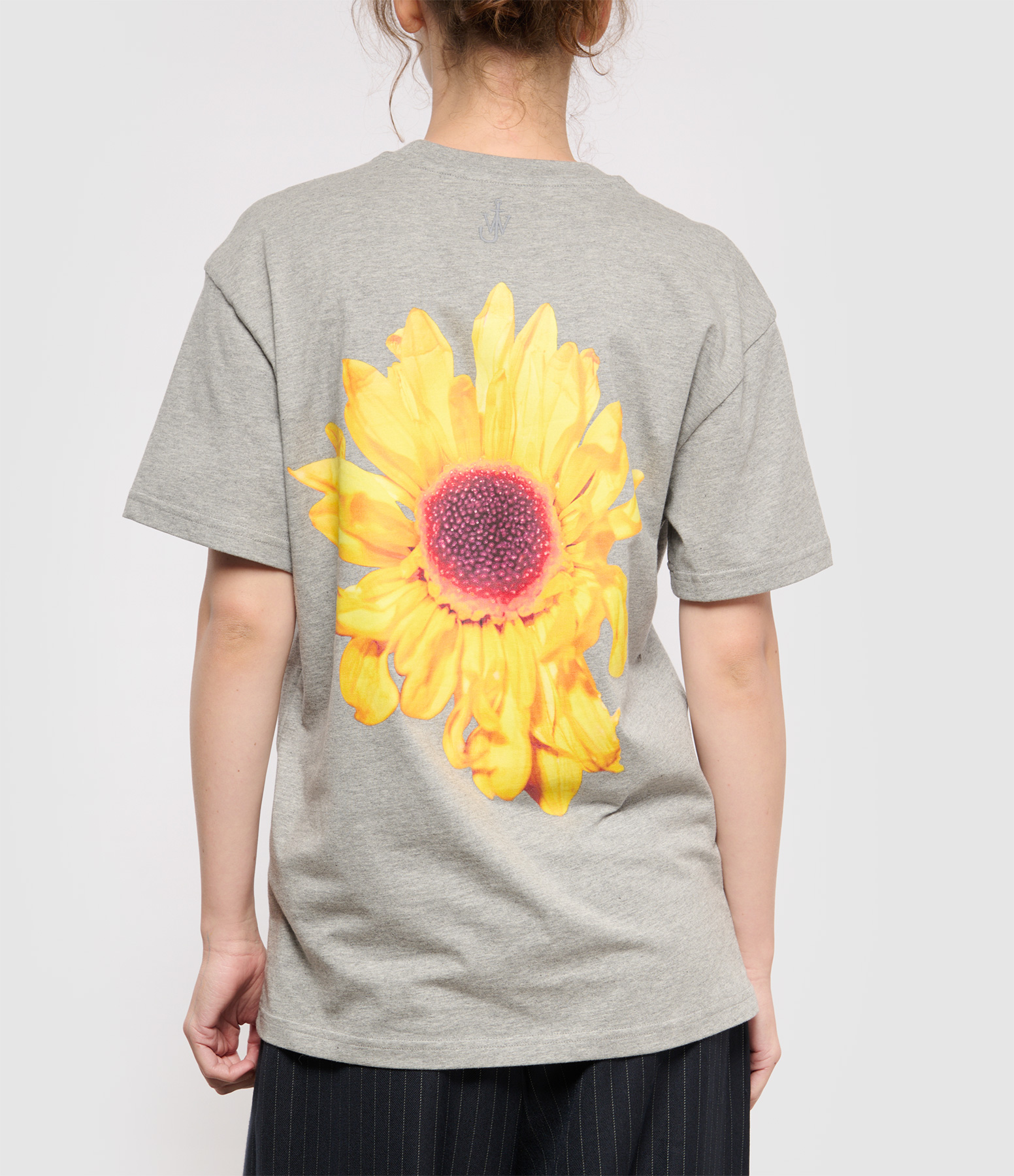 Best In Show T-shirt with back print, light grey melange