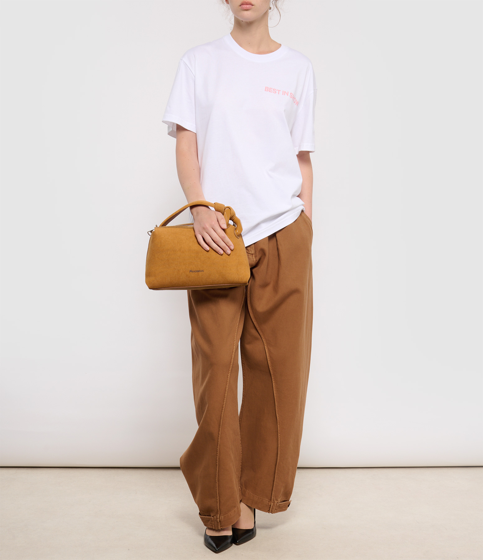 Caramel Twisted Seam Jeans