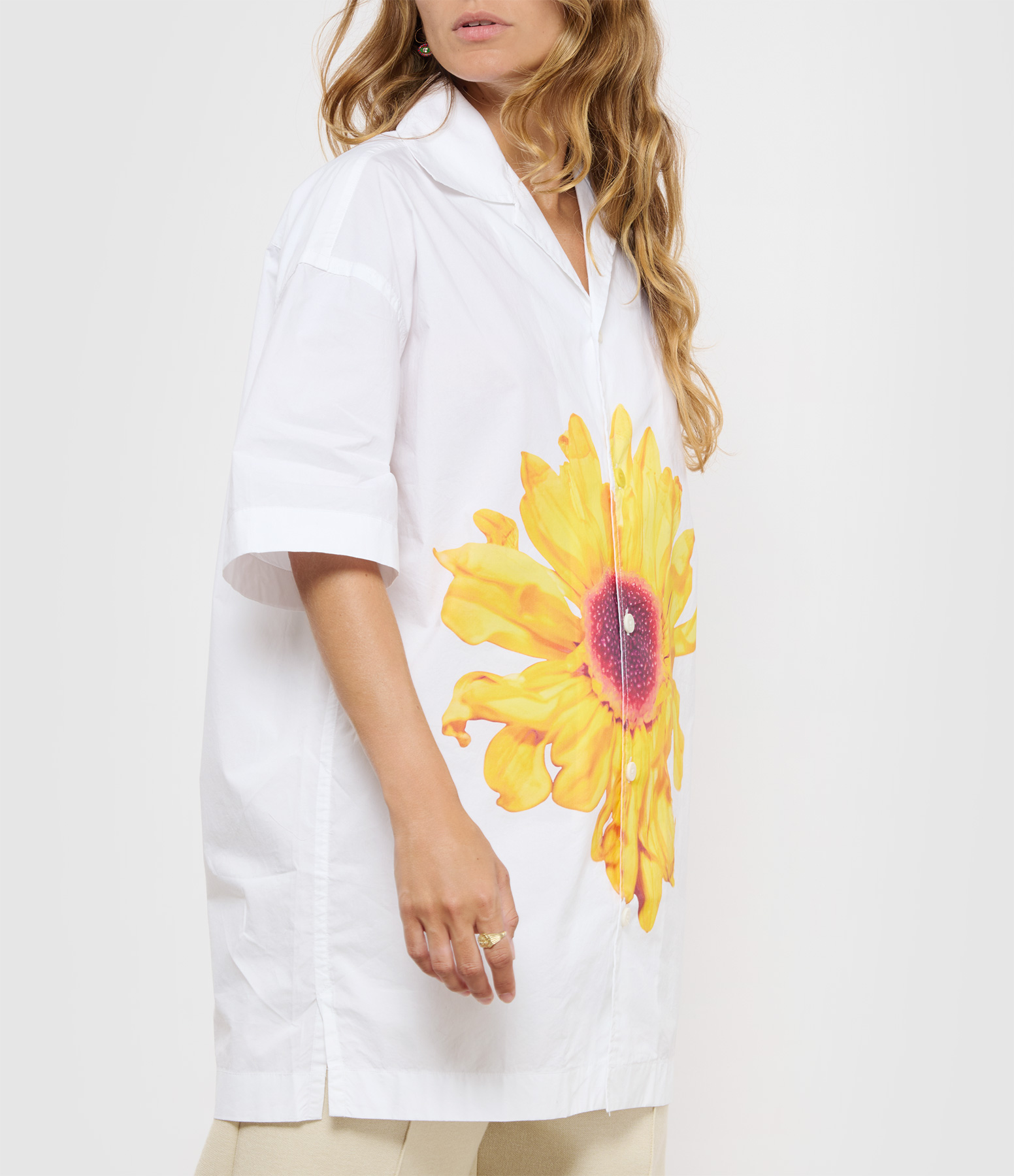 White Short-Sleeved Shirt
