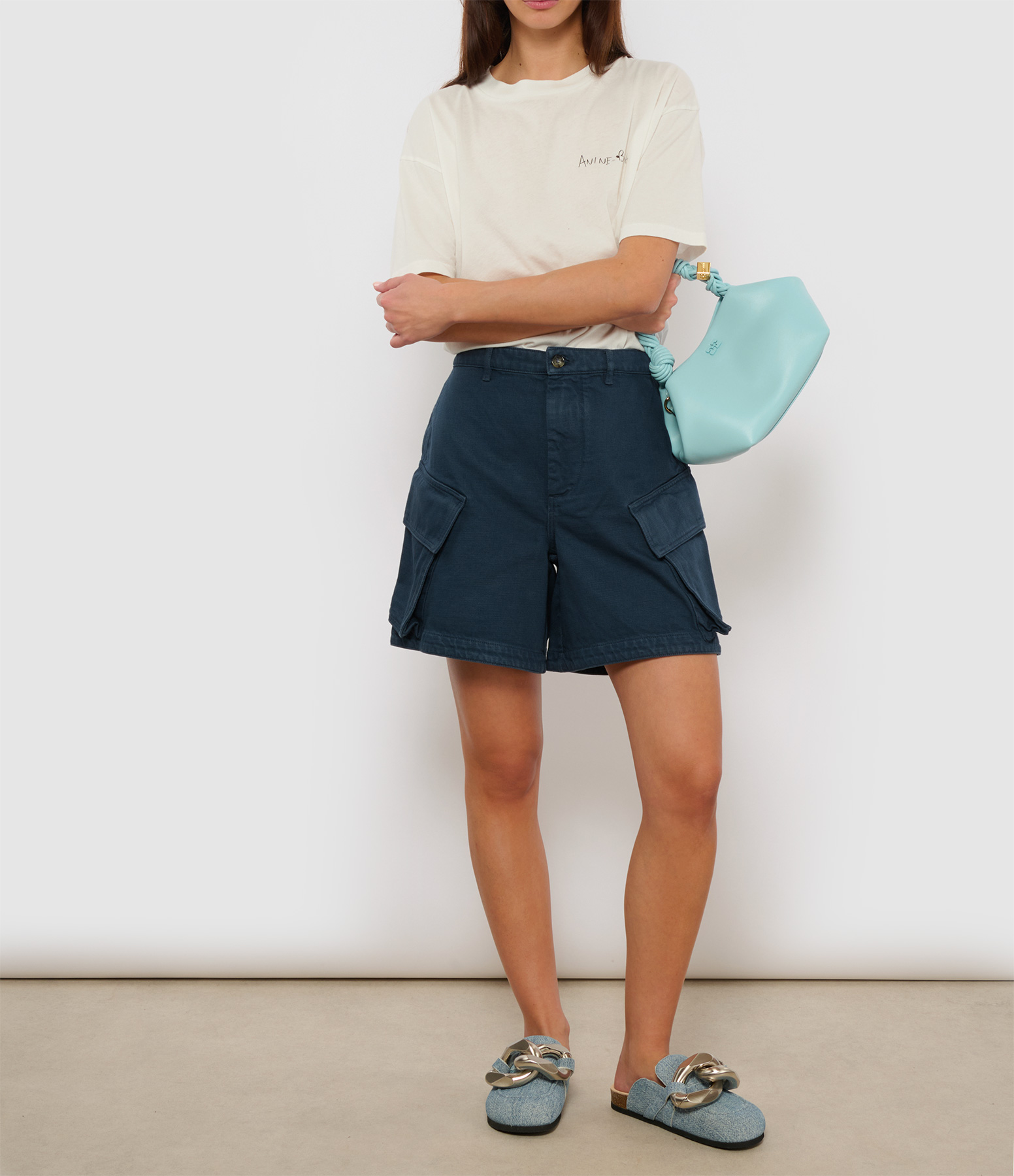 Light Indigo Shorts