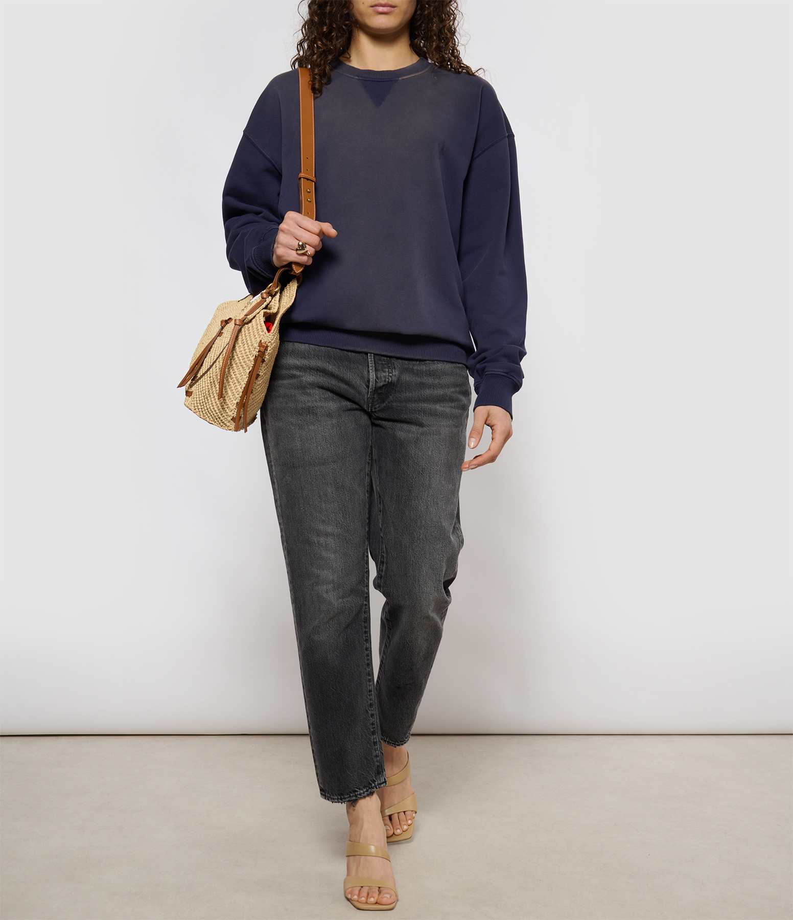 Navy Oversized Sweatshirt, Capsule Collection