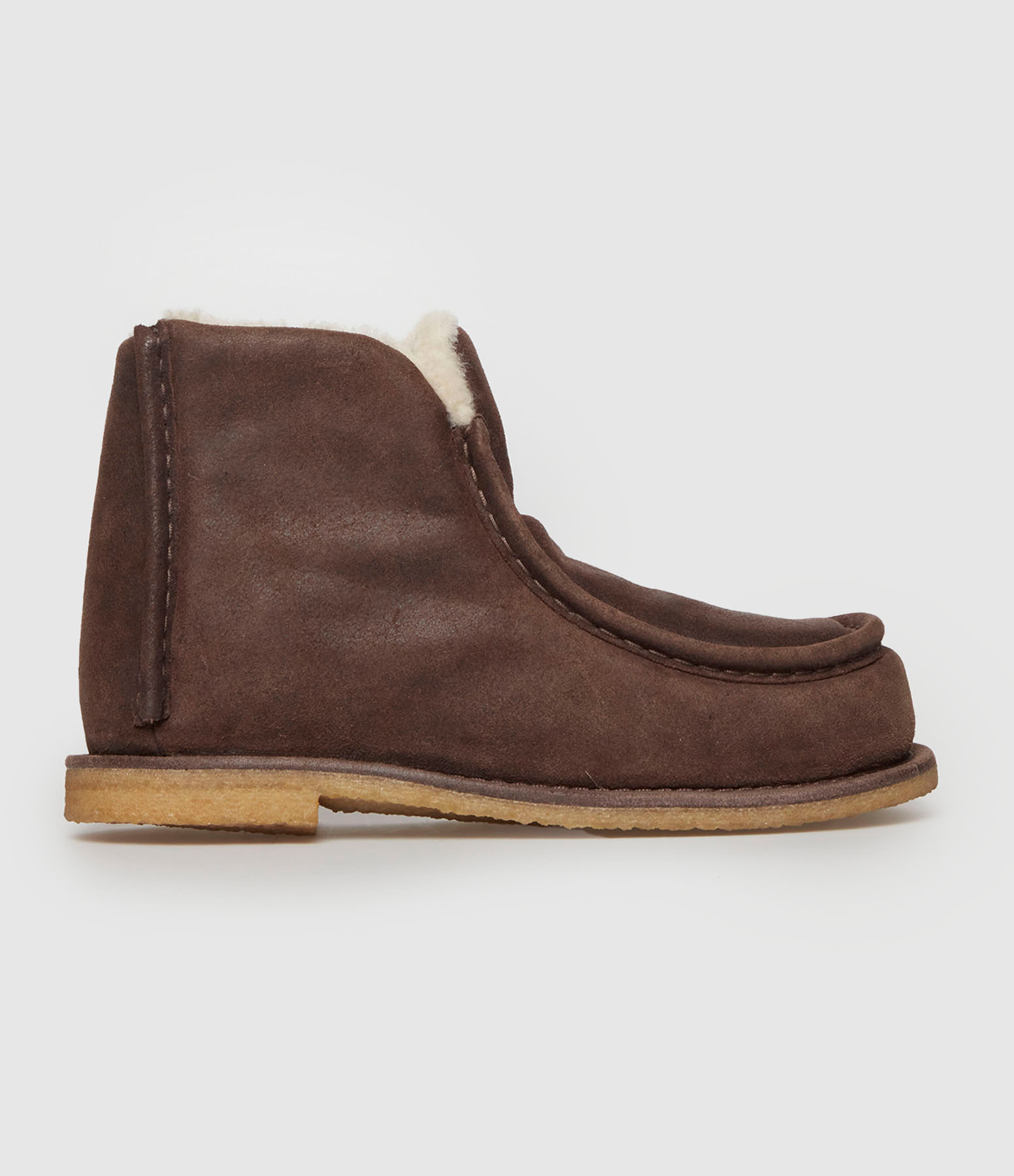 Lining Merinos Dark Brown Ankle Boots