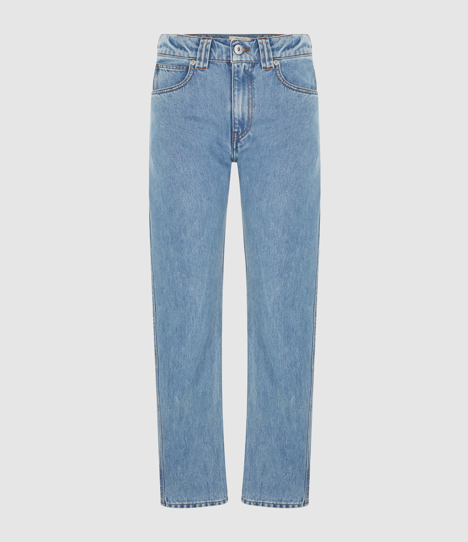 Slim-fit Twisted Jeans in Light Blue