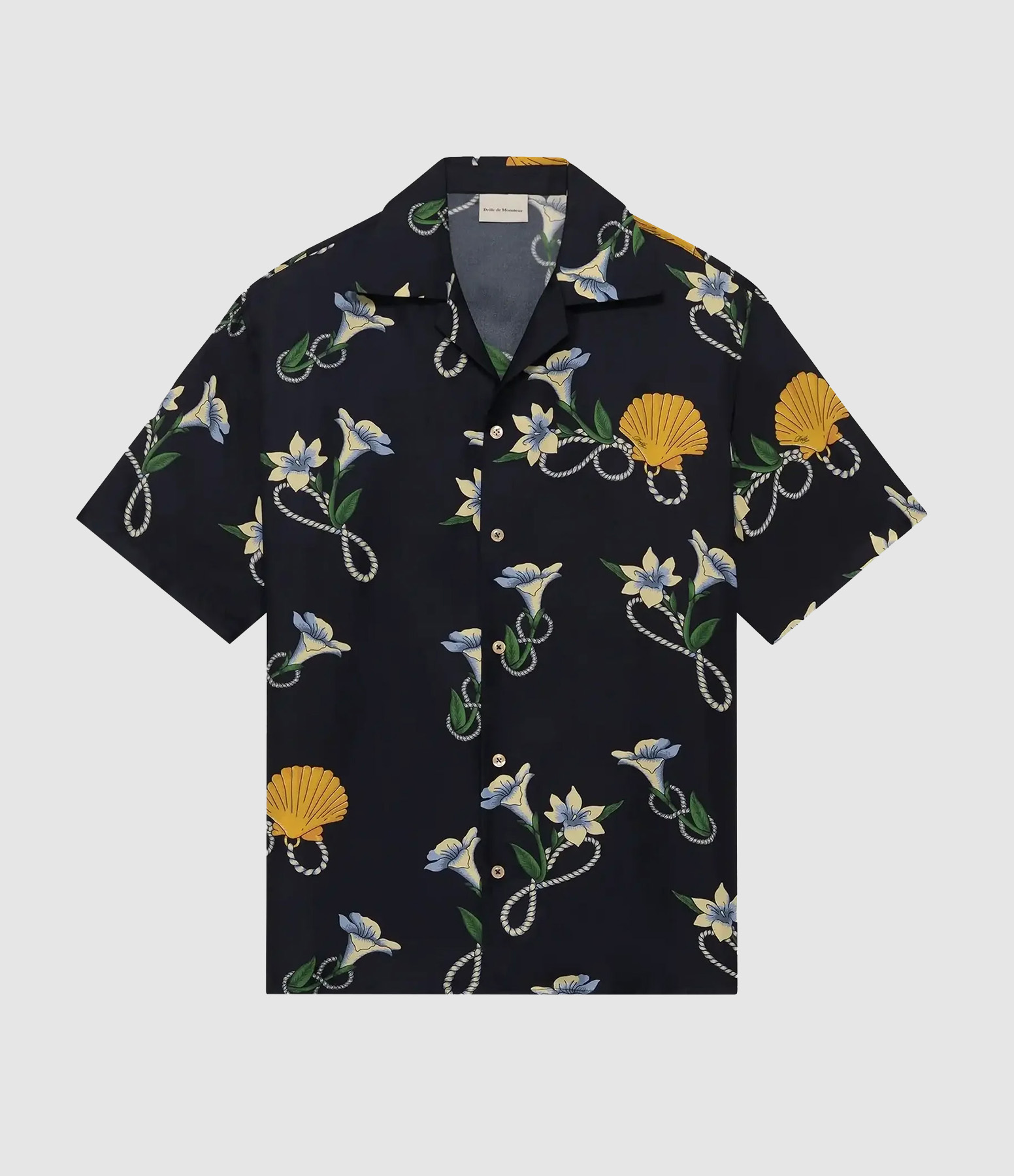 Funny Short-Sleeved Shirt – Shell Navy