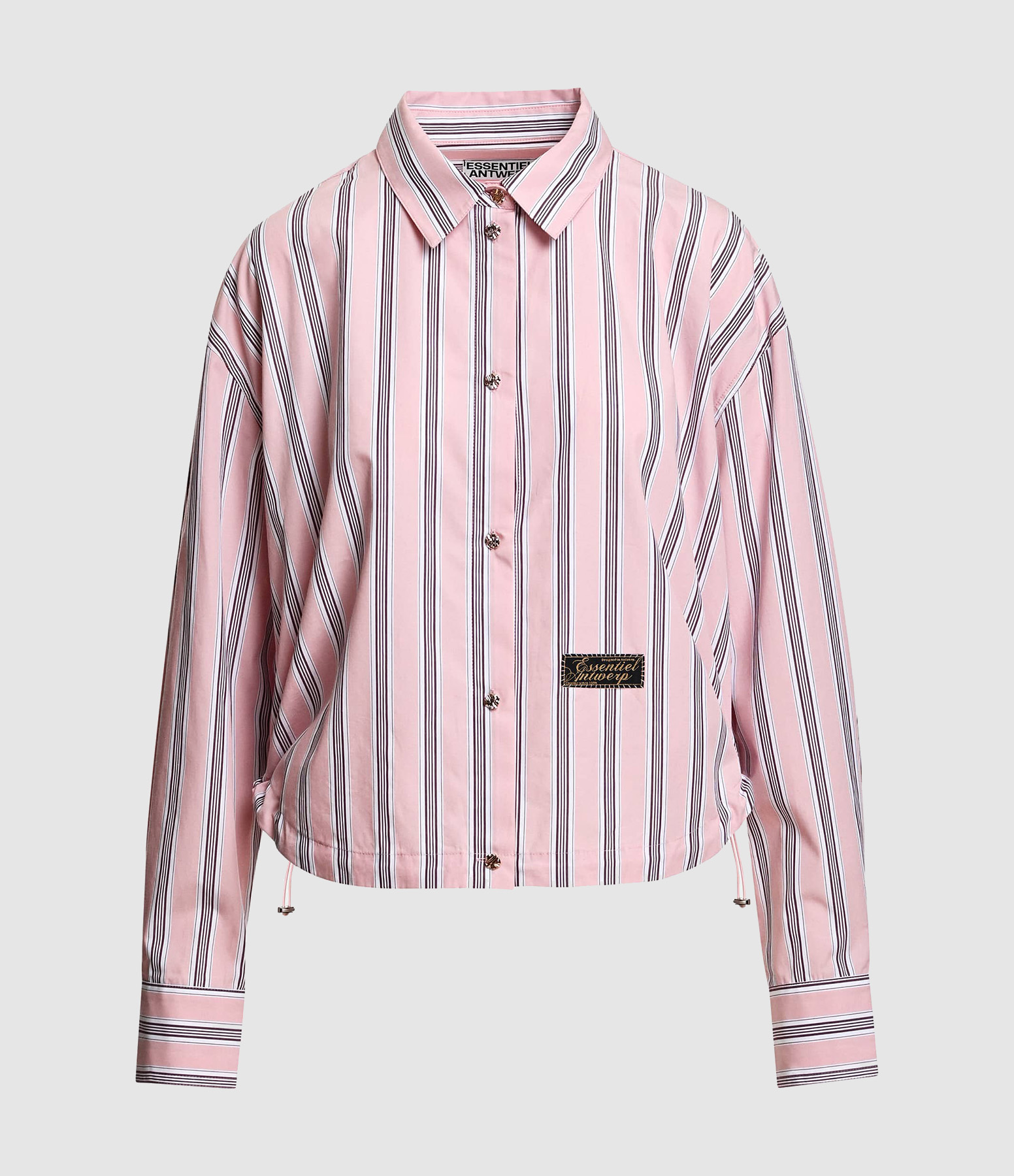 Kabu Shirt in Pink and Grey