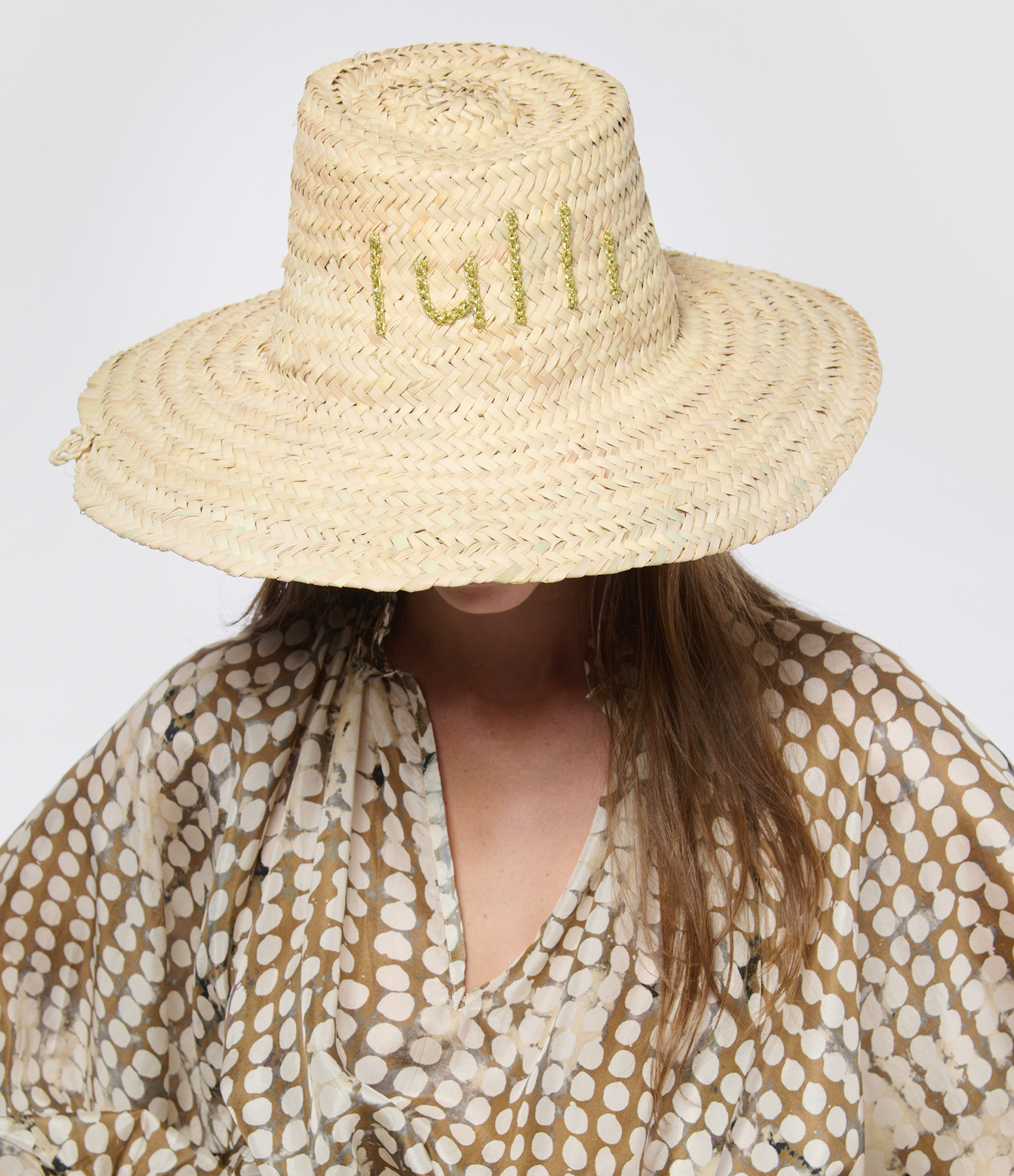 Lulli Hat with Gold Embroidery