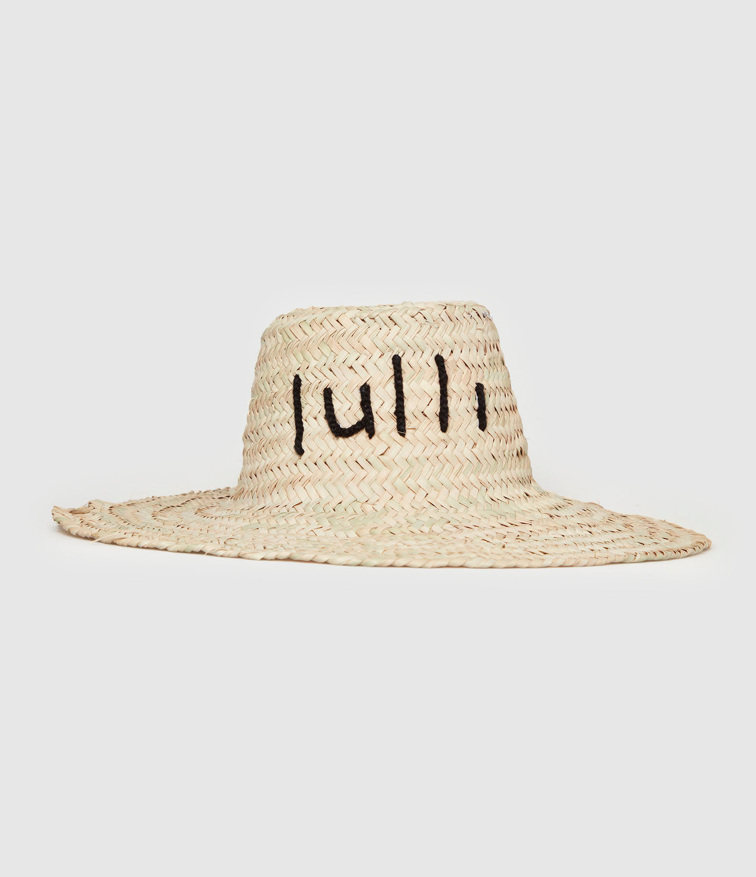 Black Embroidered Lulli Hat
