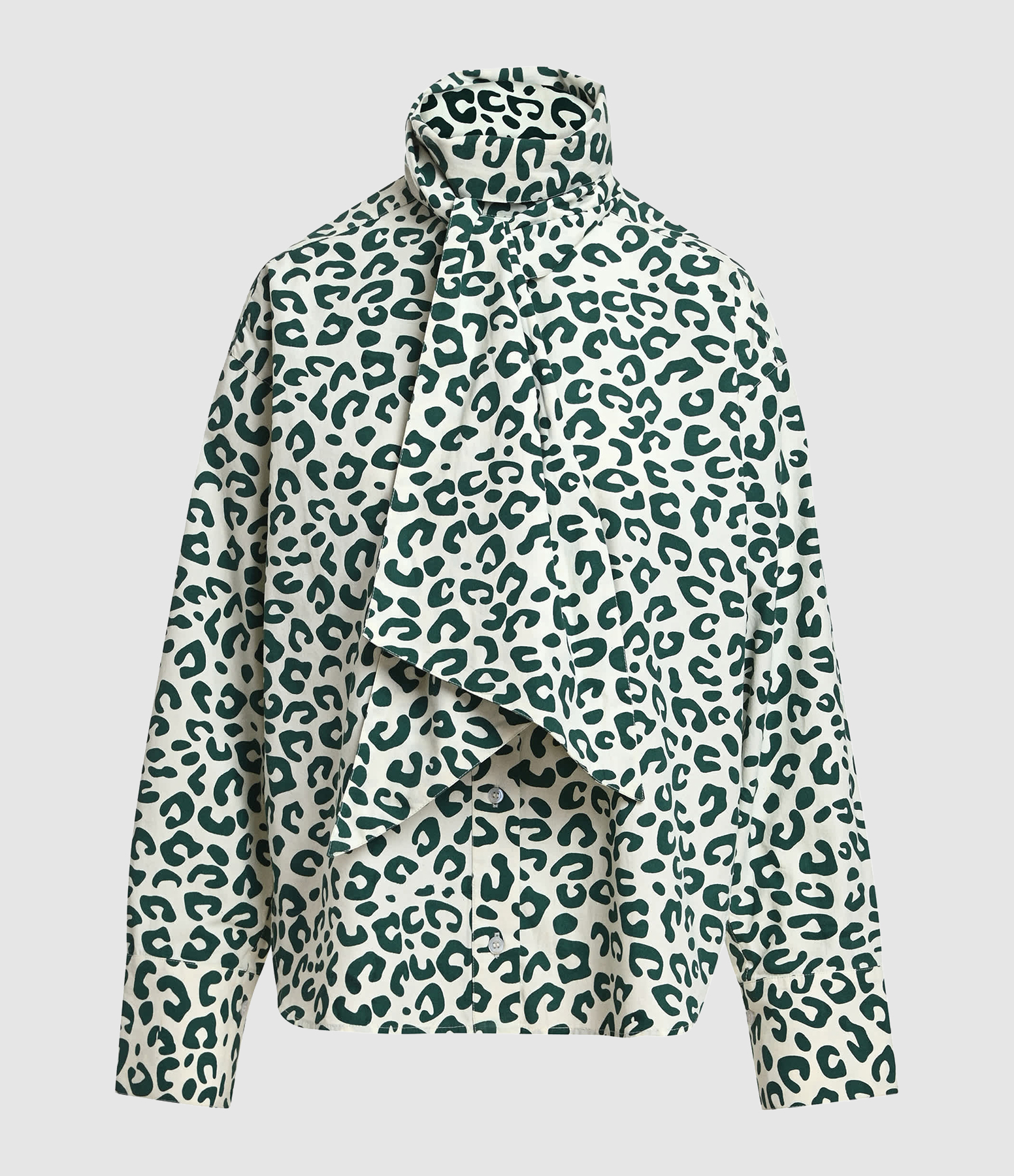 Khaleesi Shirt – Dark Green and Off-White