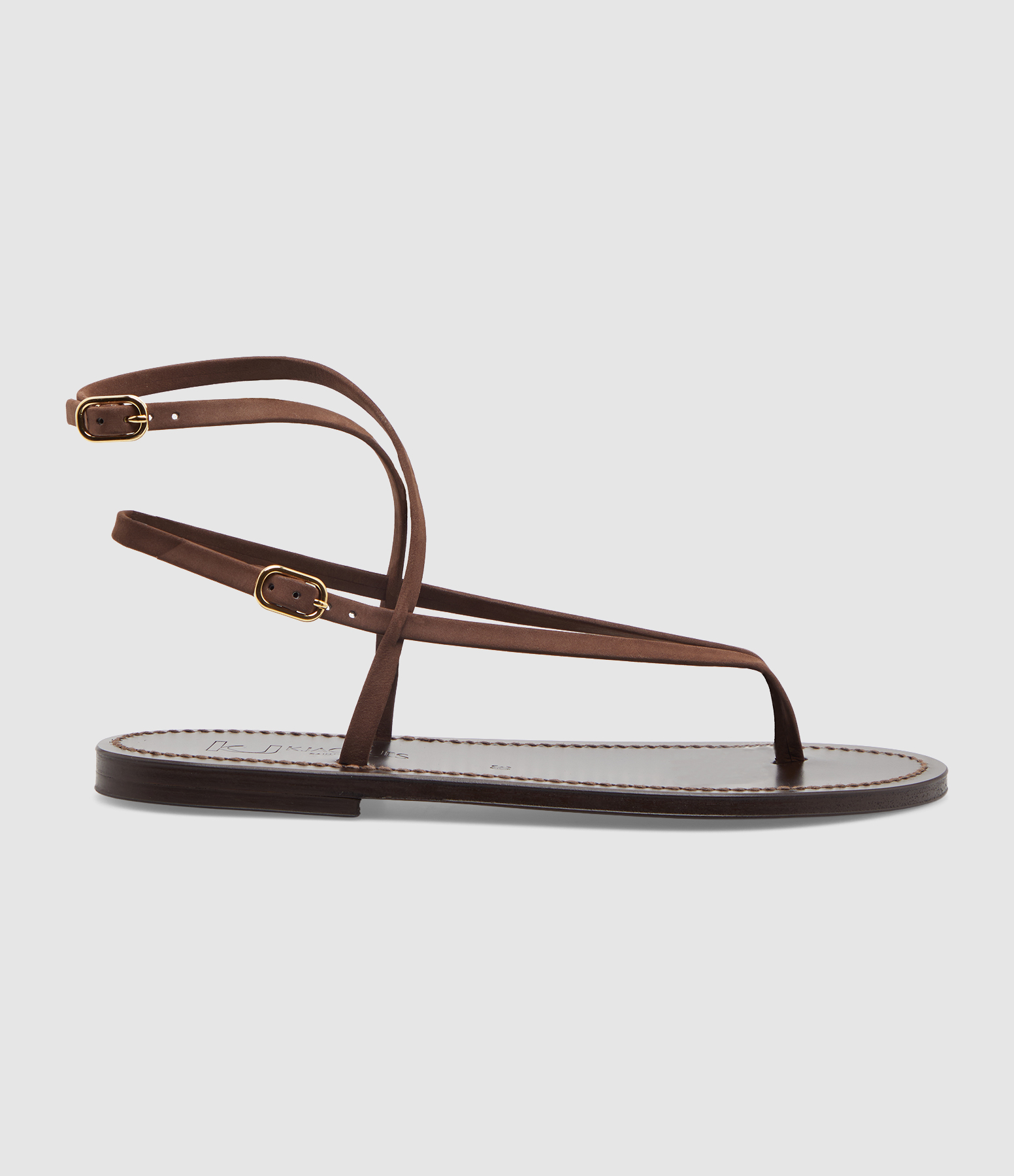 Abako NBK Ebony BCL Gold Sandals