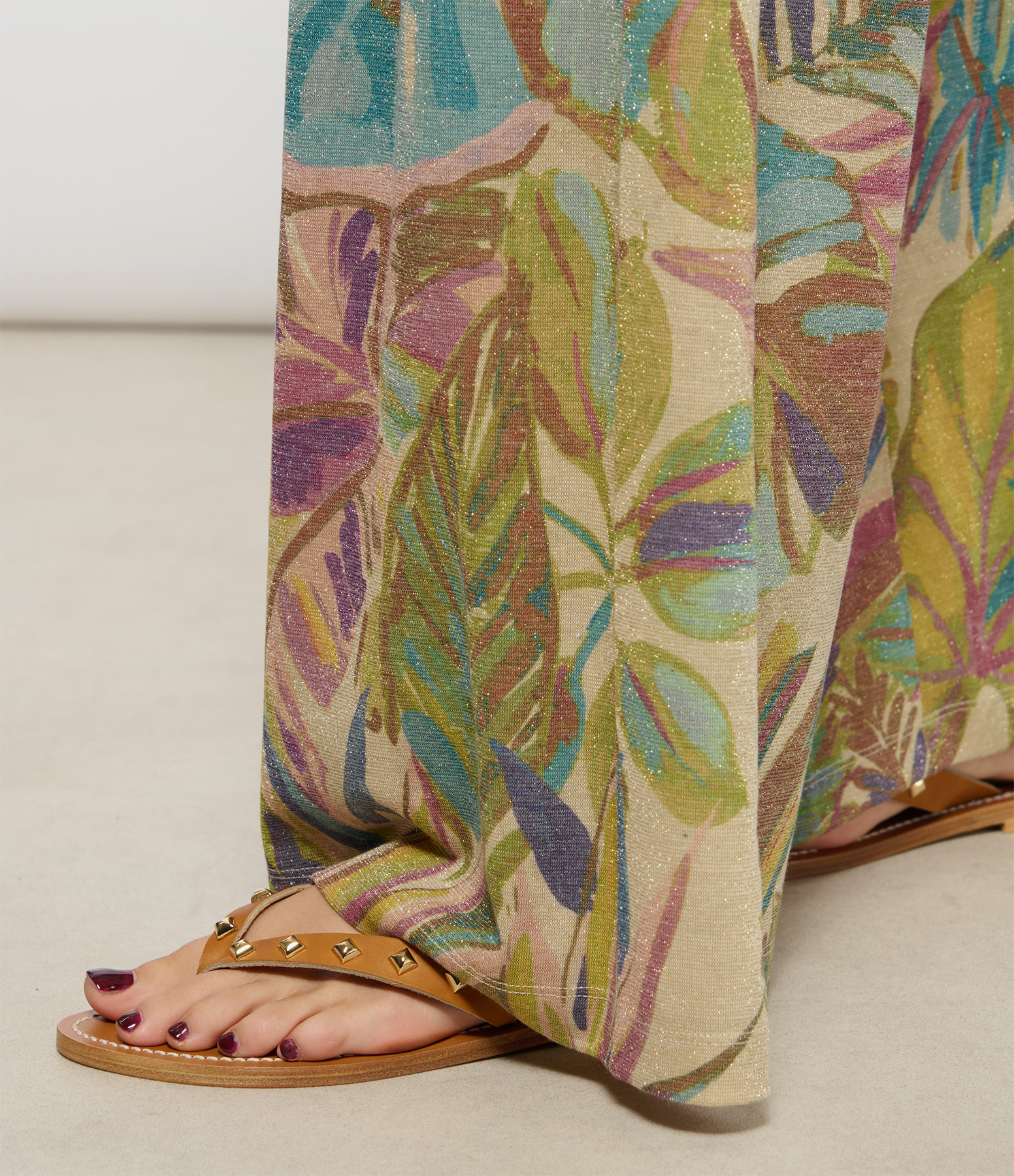 Torinopyr Sandals in Natural Gold
