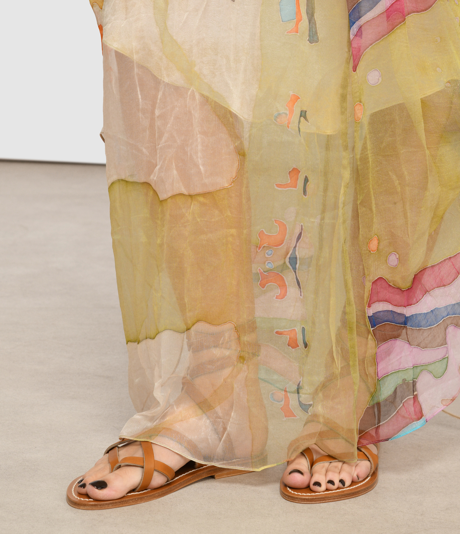 Zenobie Sandals in Natural PUL Leather
