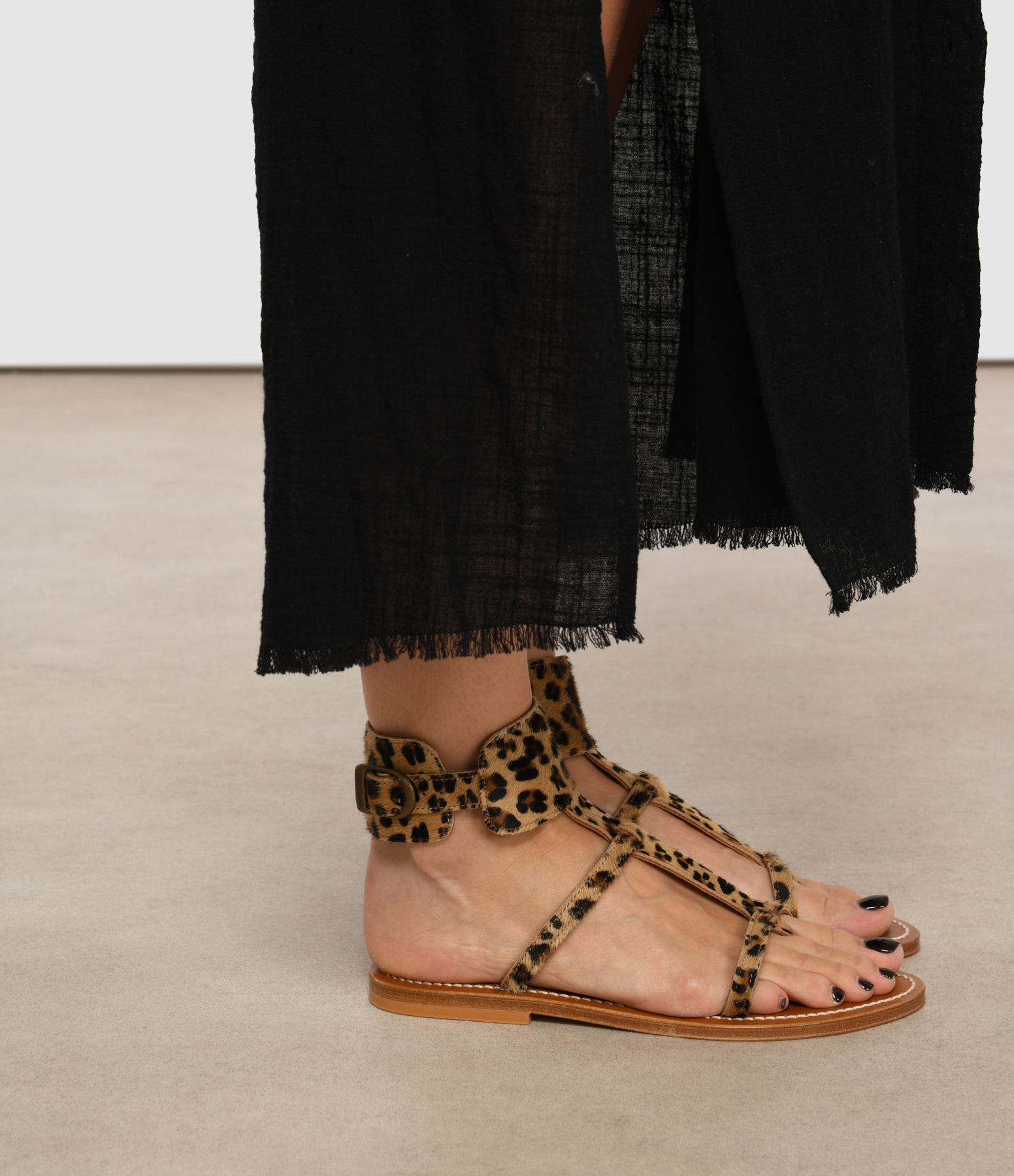 Caravelle Horsy Leopard Sandals