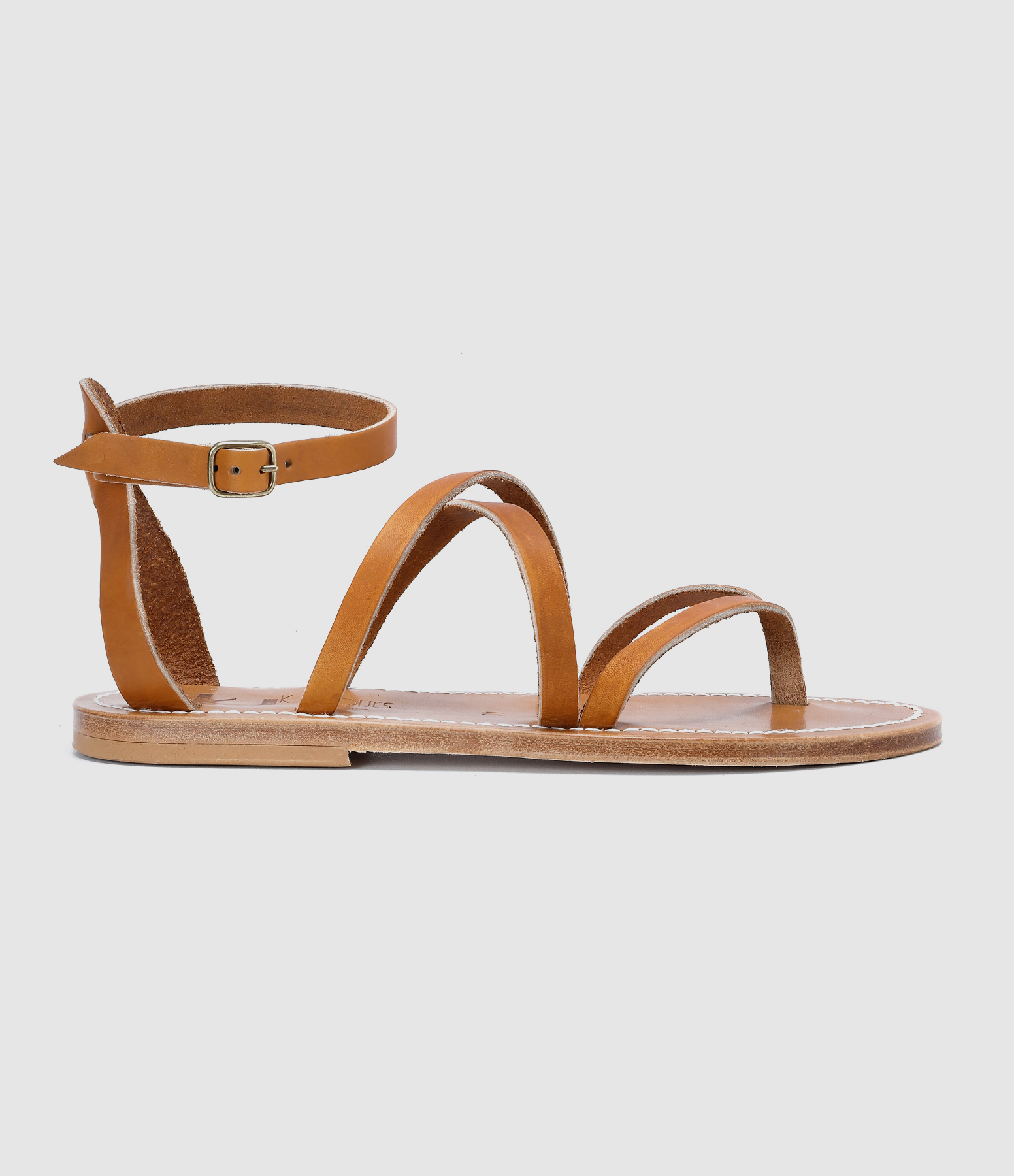 Epicure Sandals in Natural Pul Leather