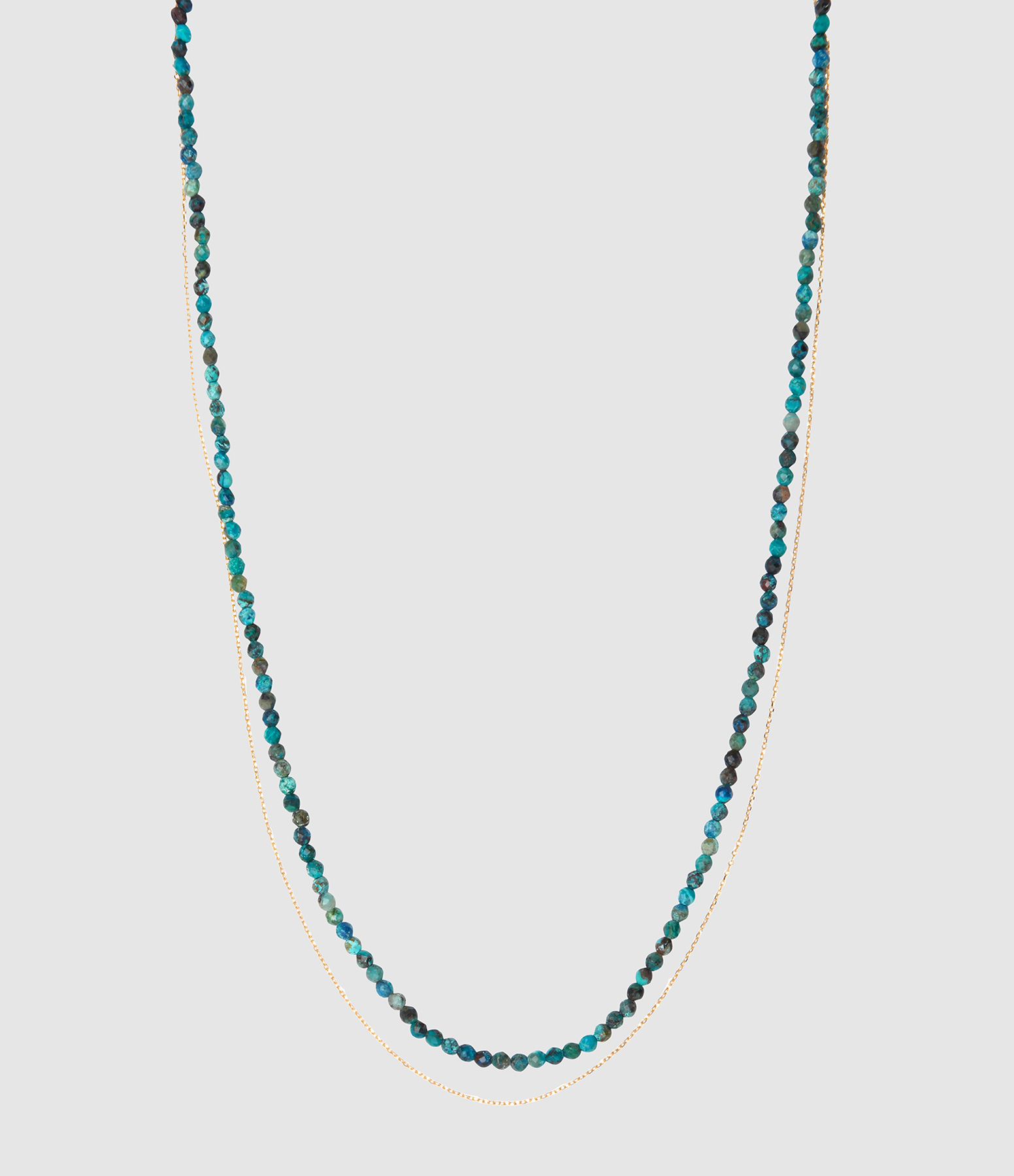 Azurite ‘Sublime Minéral’ Long Necklace