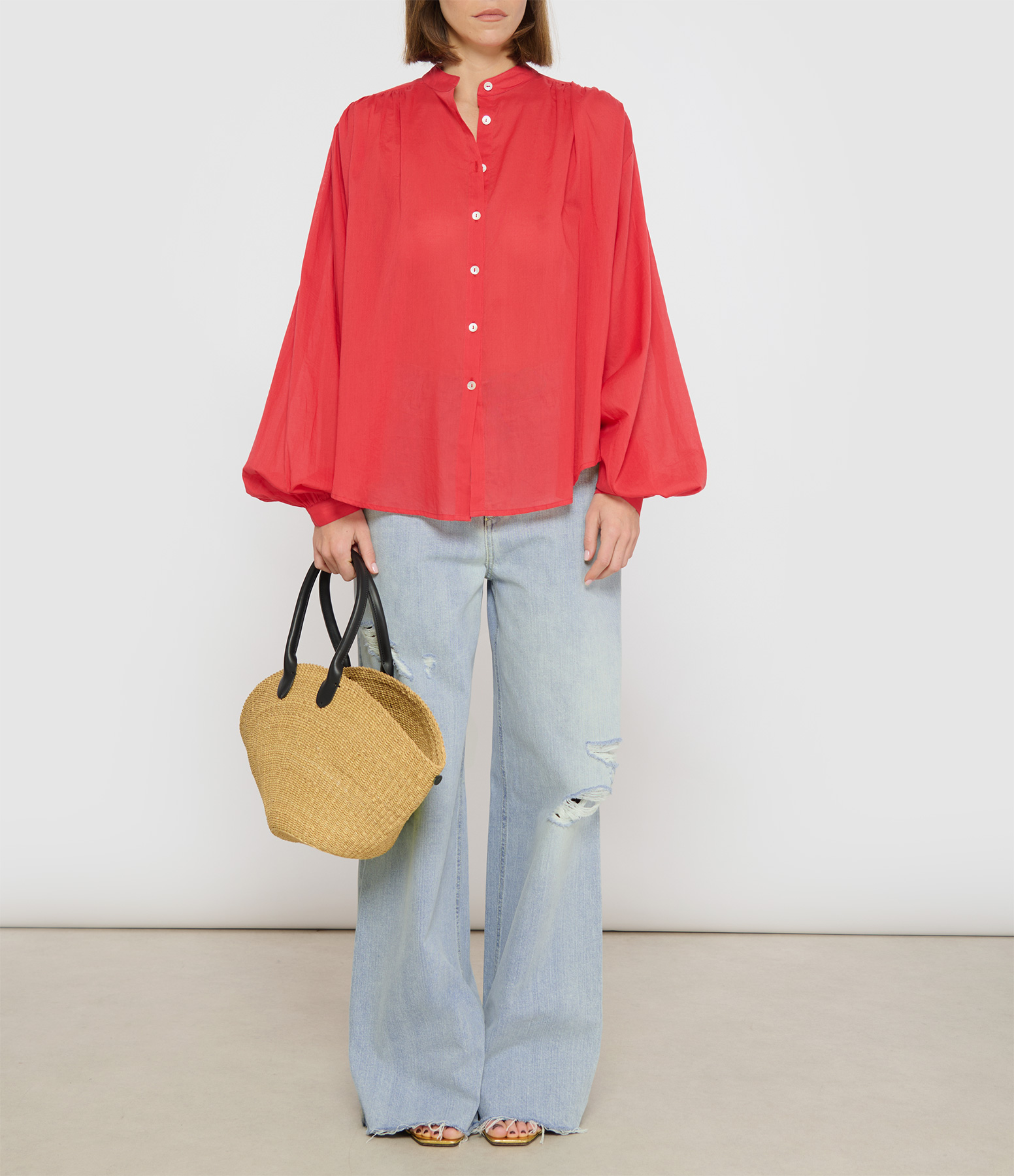 Celeste Red Shirt