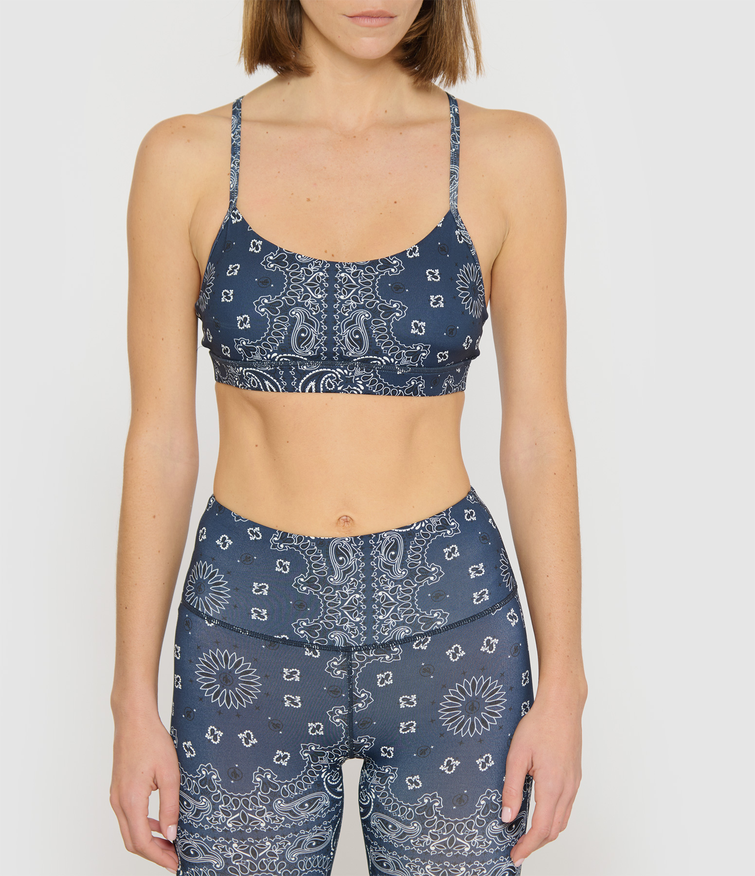 Navy Yoga Top