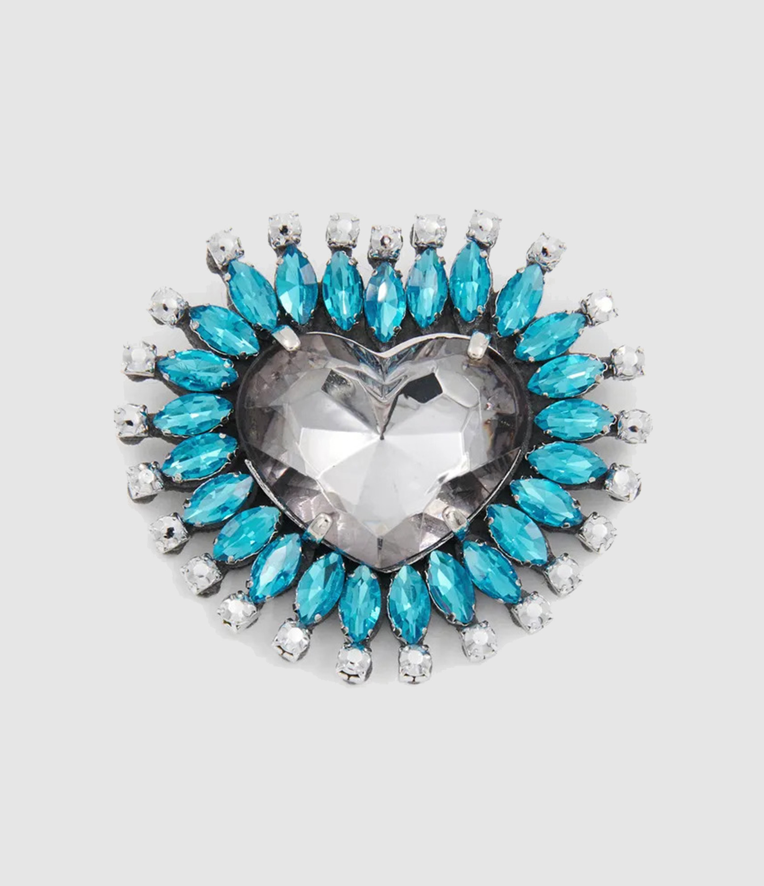 Koeur1 Brooch – Blue-Grey