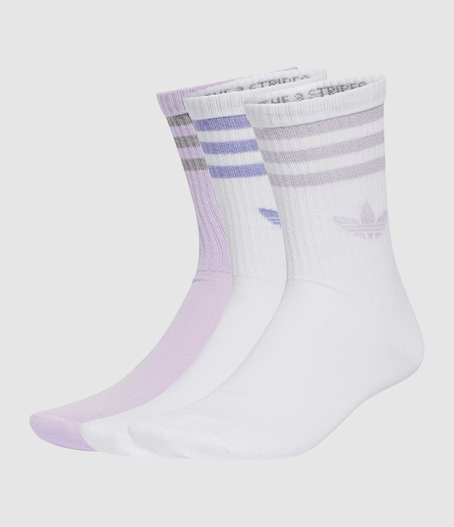 Main Originals Socks (set of 3) White/Ice Lavender