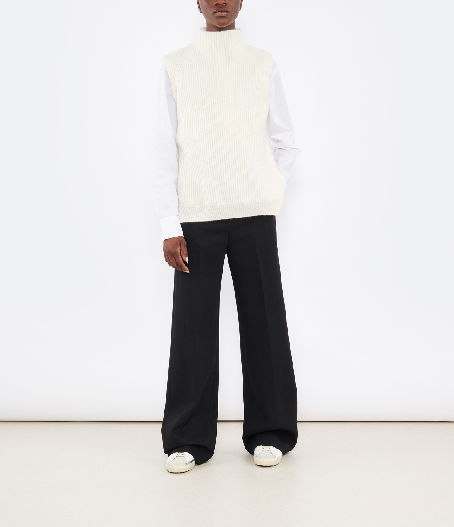 Erika Blanc Sleeveless Jumper