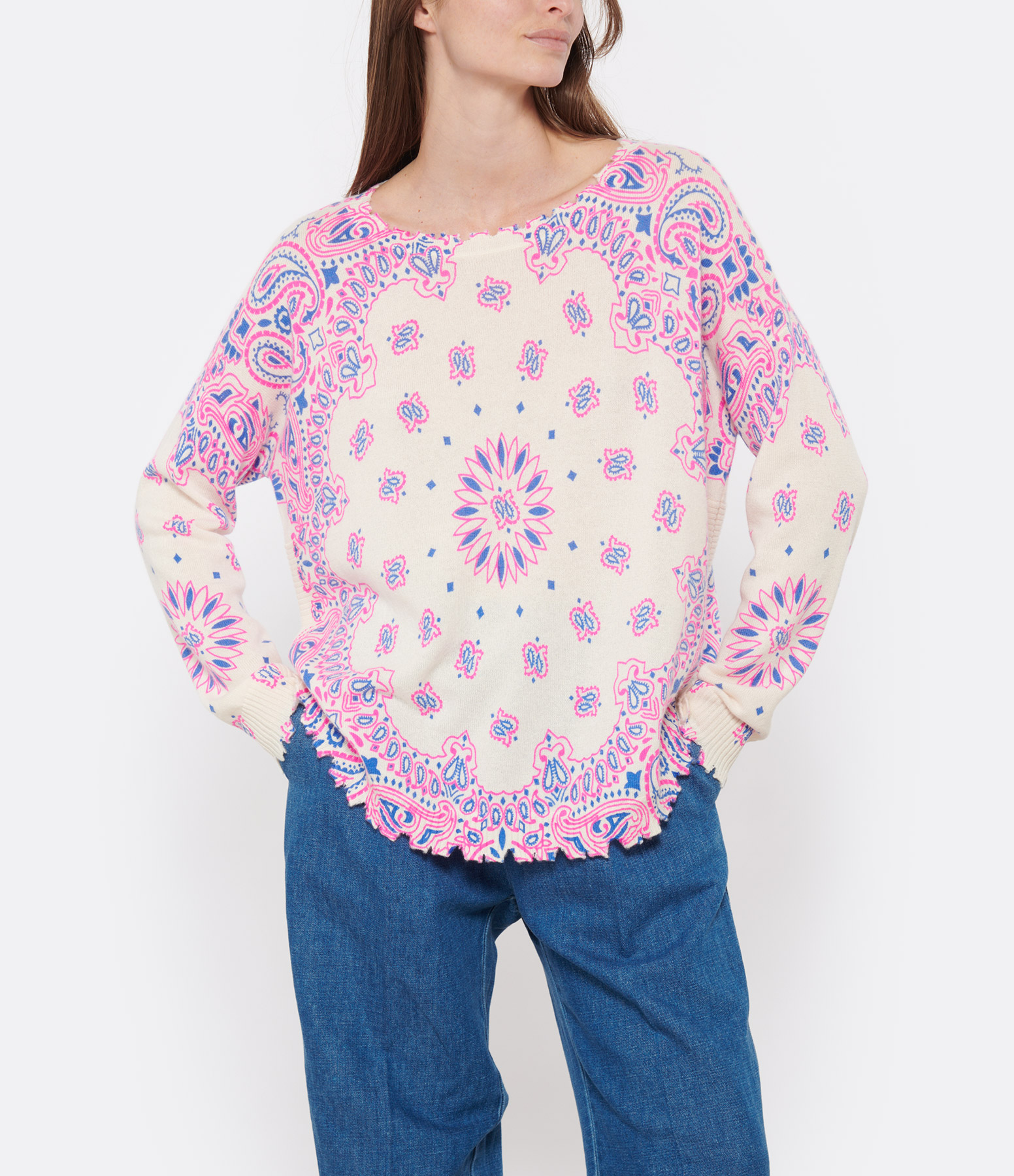 Mela Western Blue Jumper