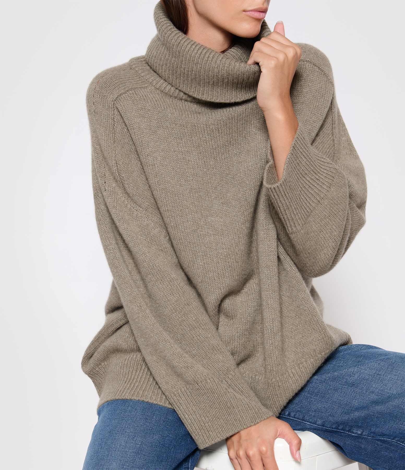 Diana Khaki Marled Jumper