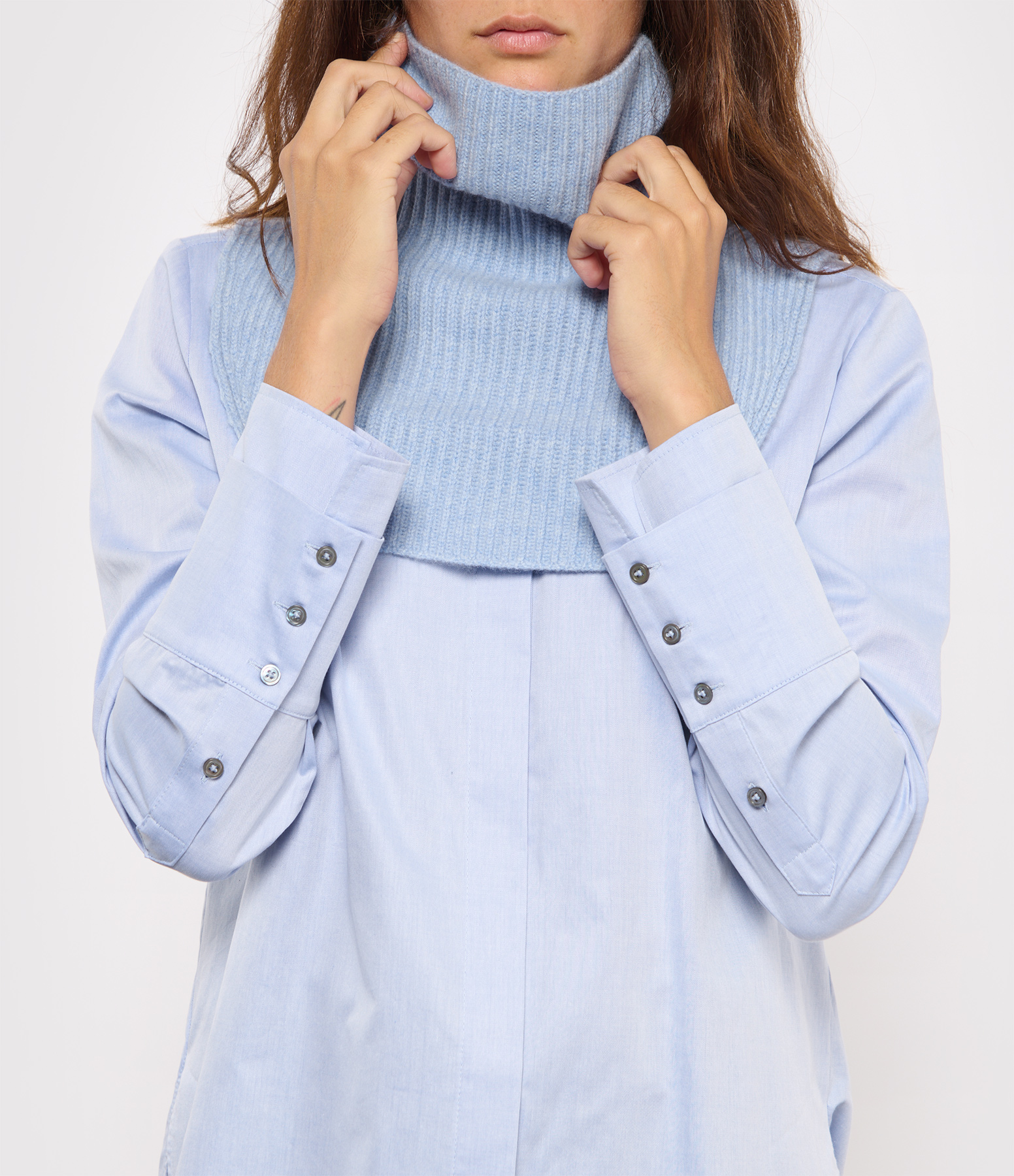 Keelin Denim Blue Chest Plate