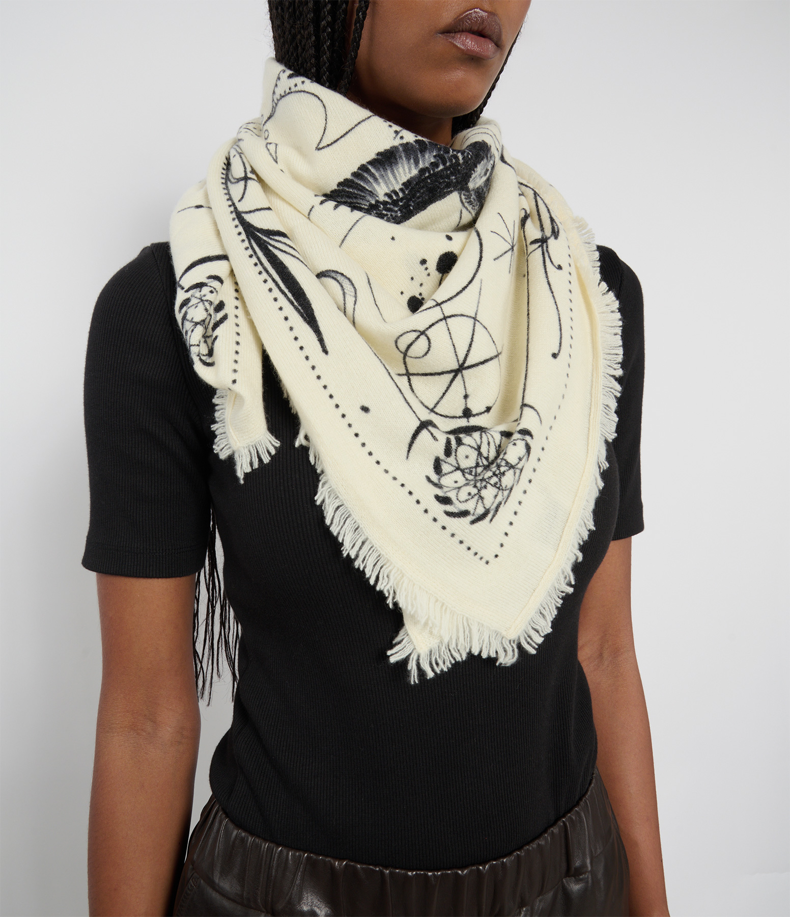 Hiloki White Scarf, Dr Woo x Kujten Collaboration