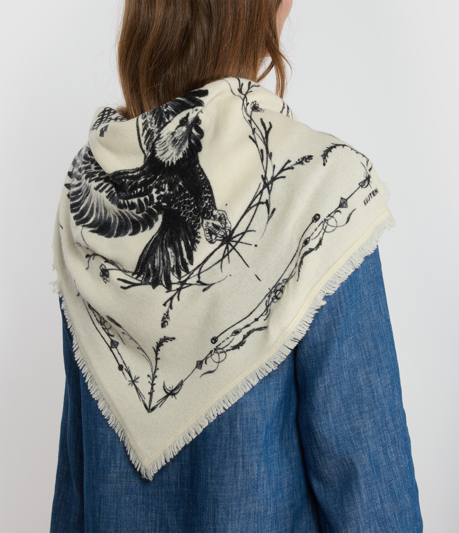 White Hilo Scarf, Dr Woo x Kujten Collaboration