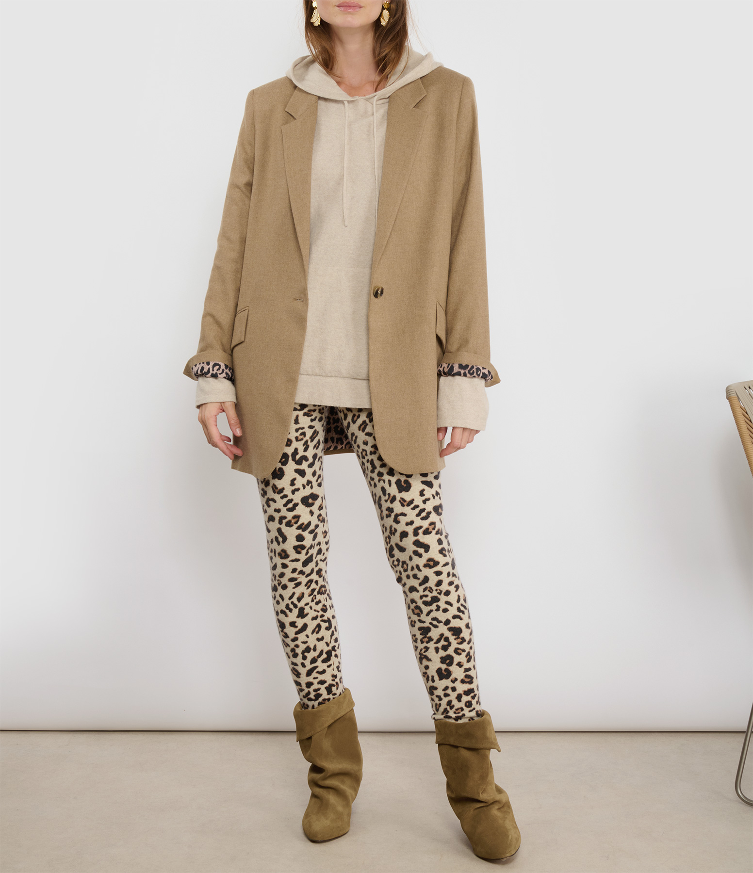 Pina Leo Oat Leggings, Leopard Capsule Collection