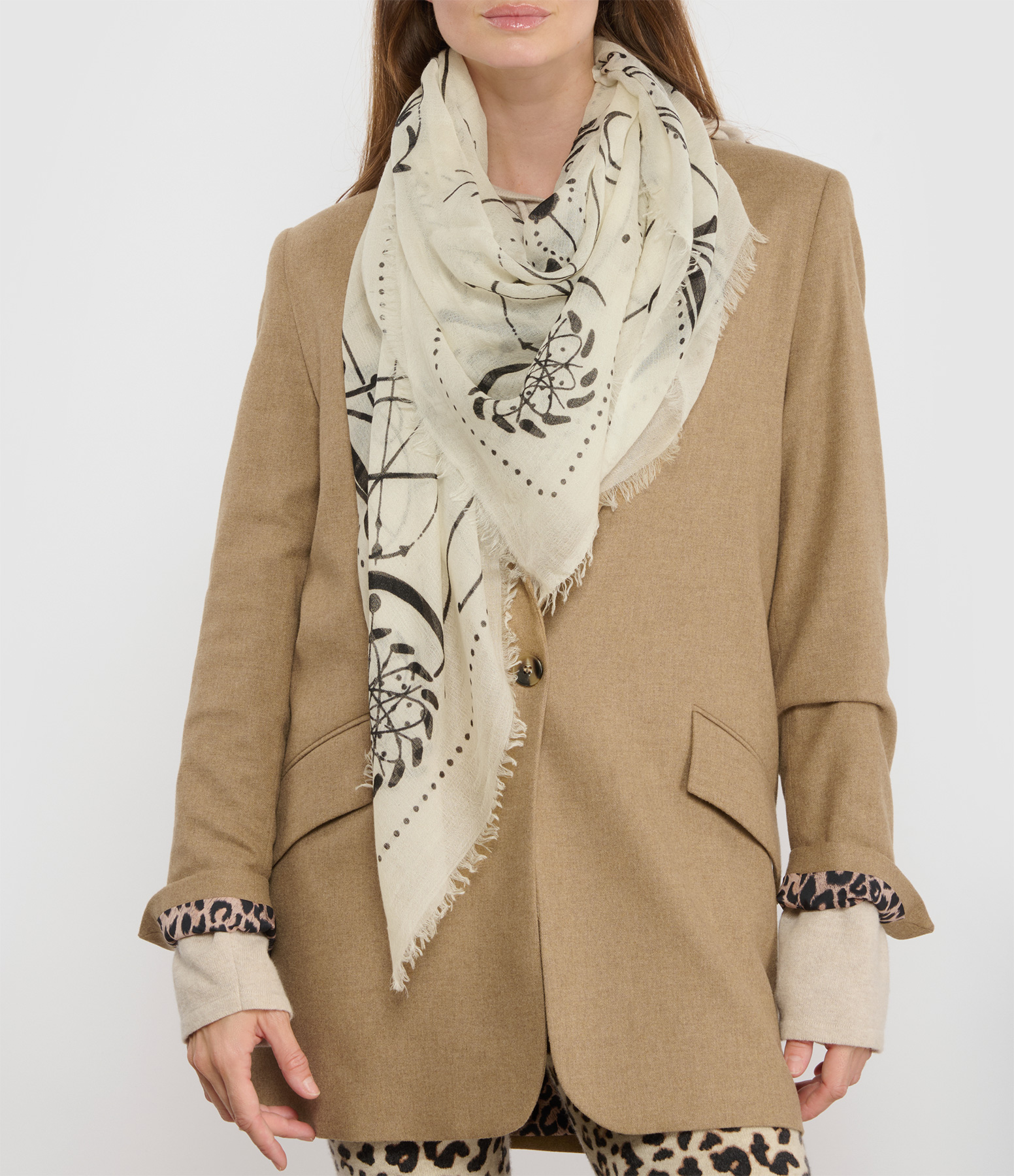 Ellis White Scarf, Dr Woo x Kujten Collaboration
