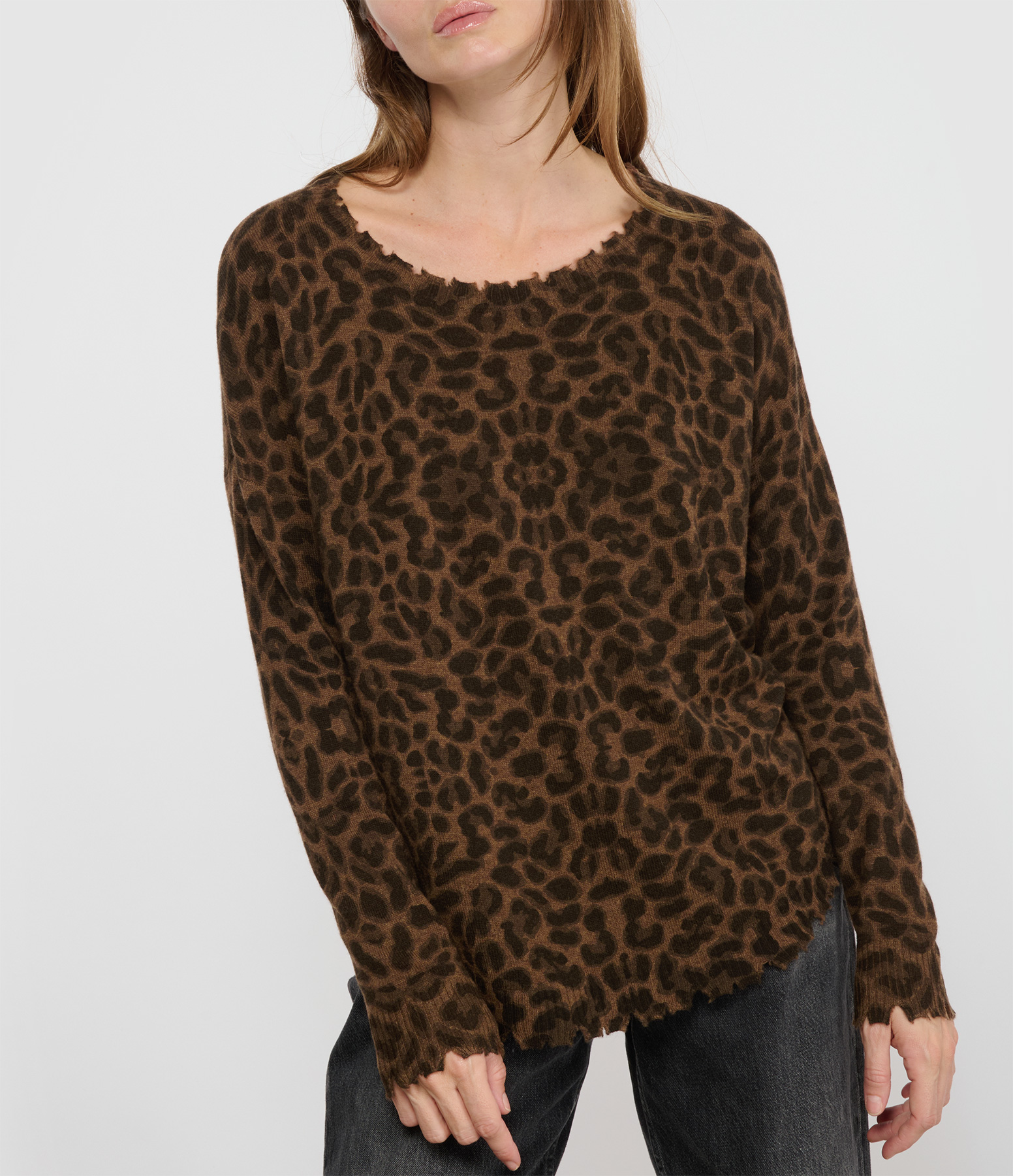 Leopri Brown Leopard Melah Jumper, Leopard Capsule Collection