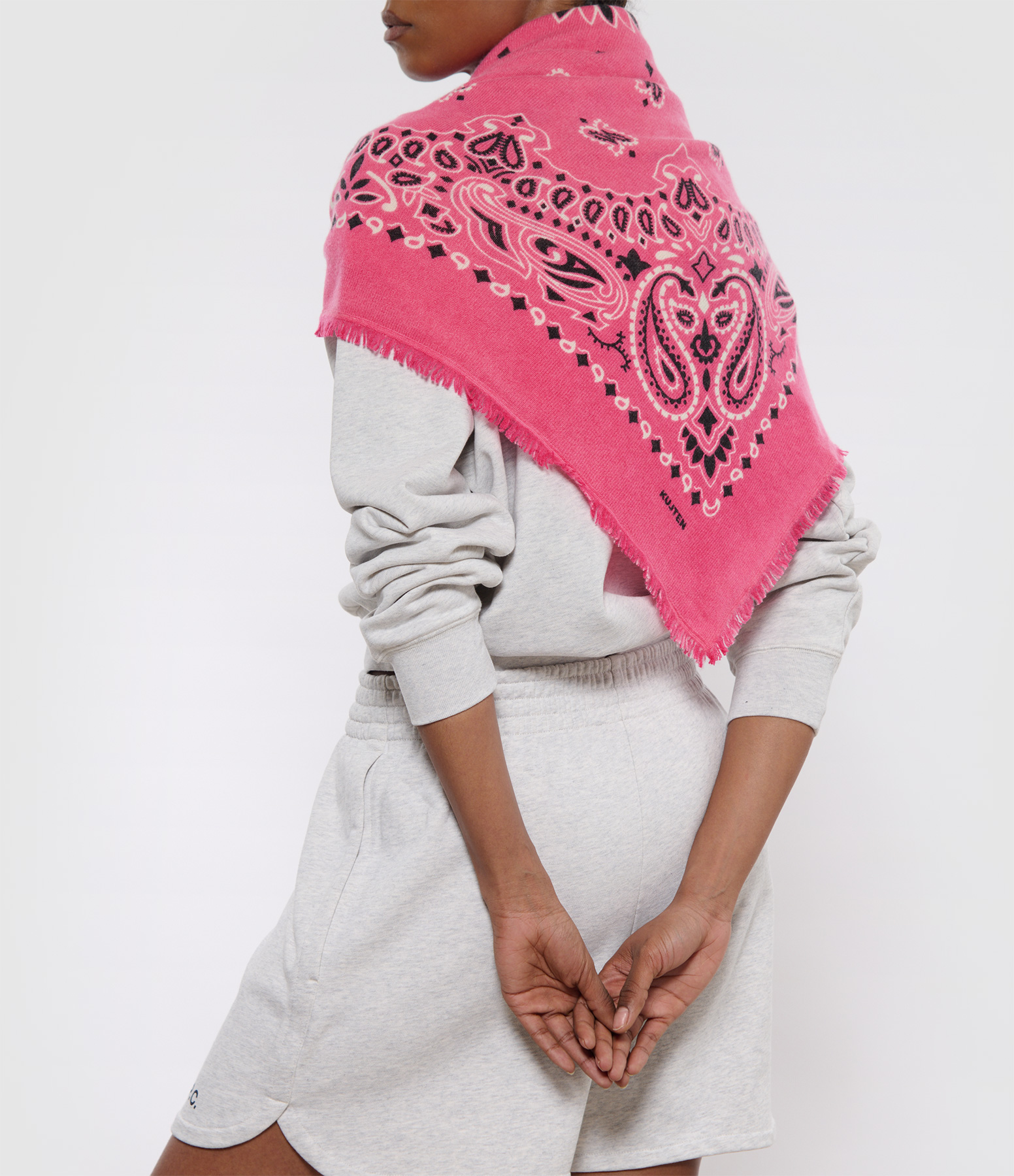 Hachiko Pink Bandana Scarf