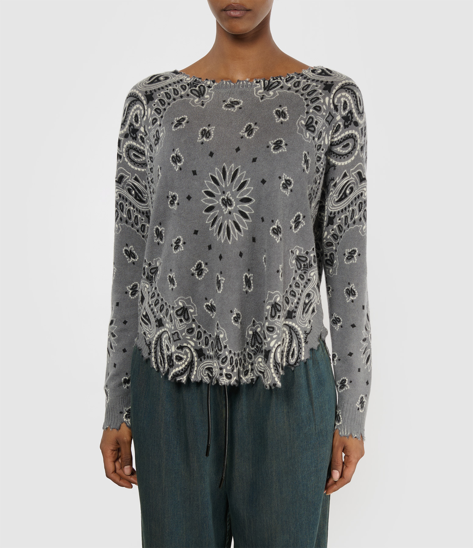 Mela Bandana Bico Flannel Jumper