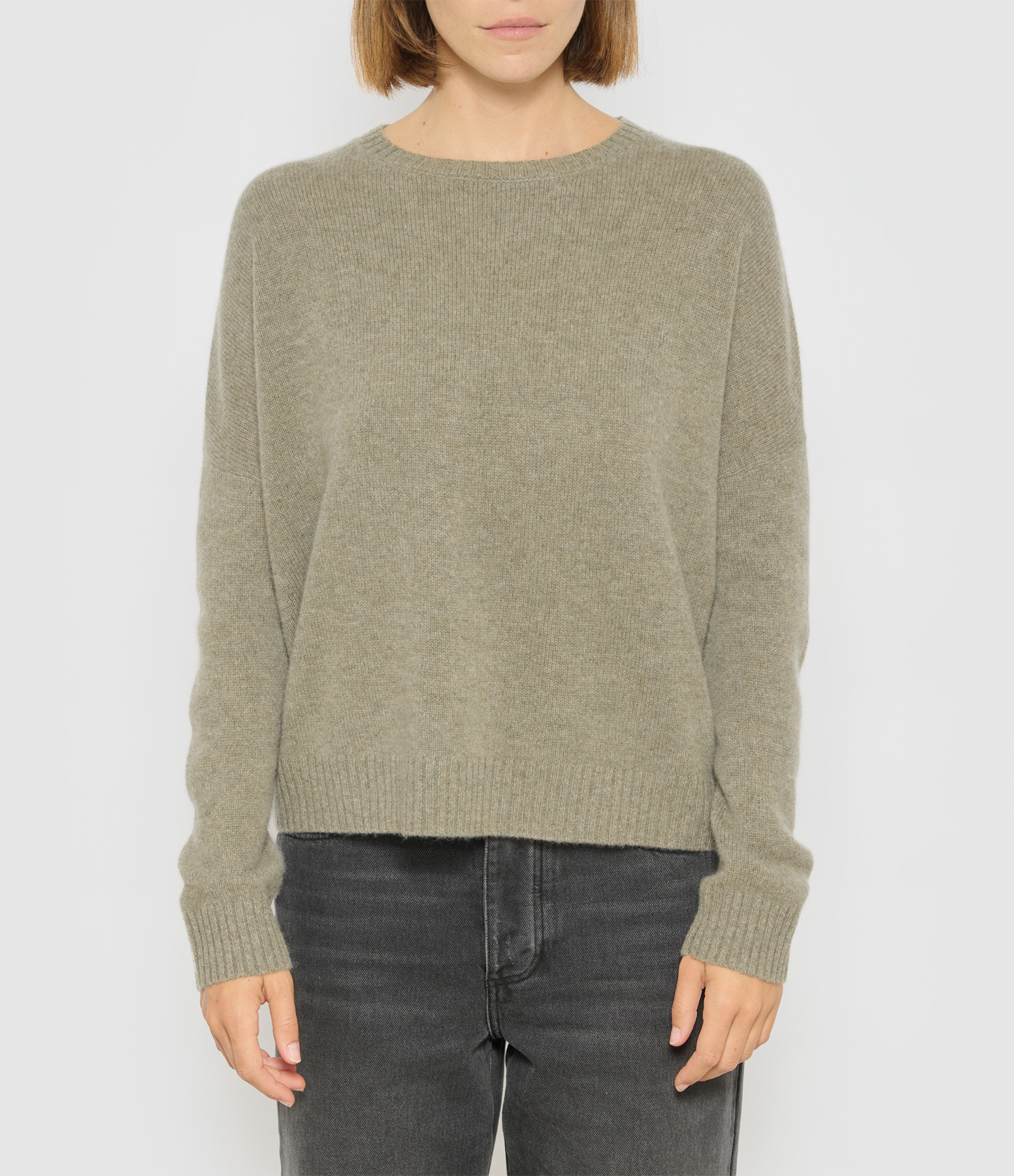 Amelie Khaki China Jumper