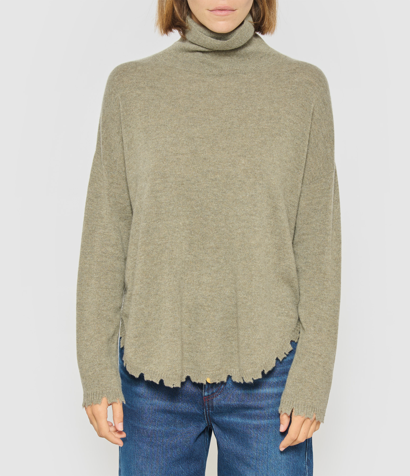 Mavis Khaki China Jumper