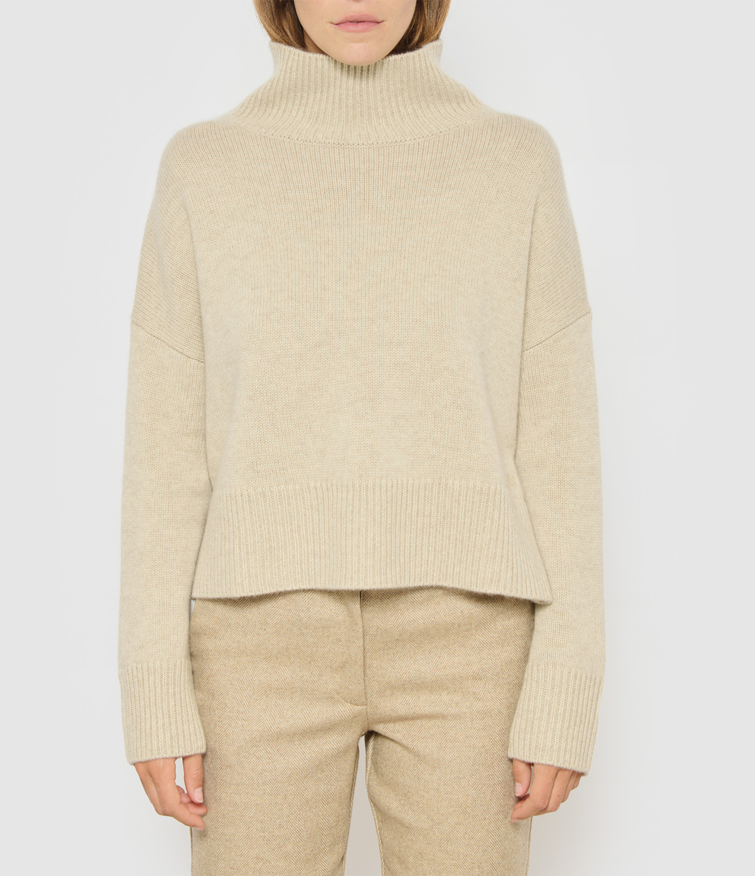Ulla Crop Jumper in Oat